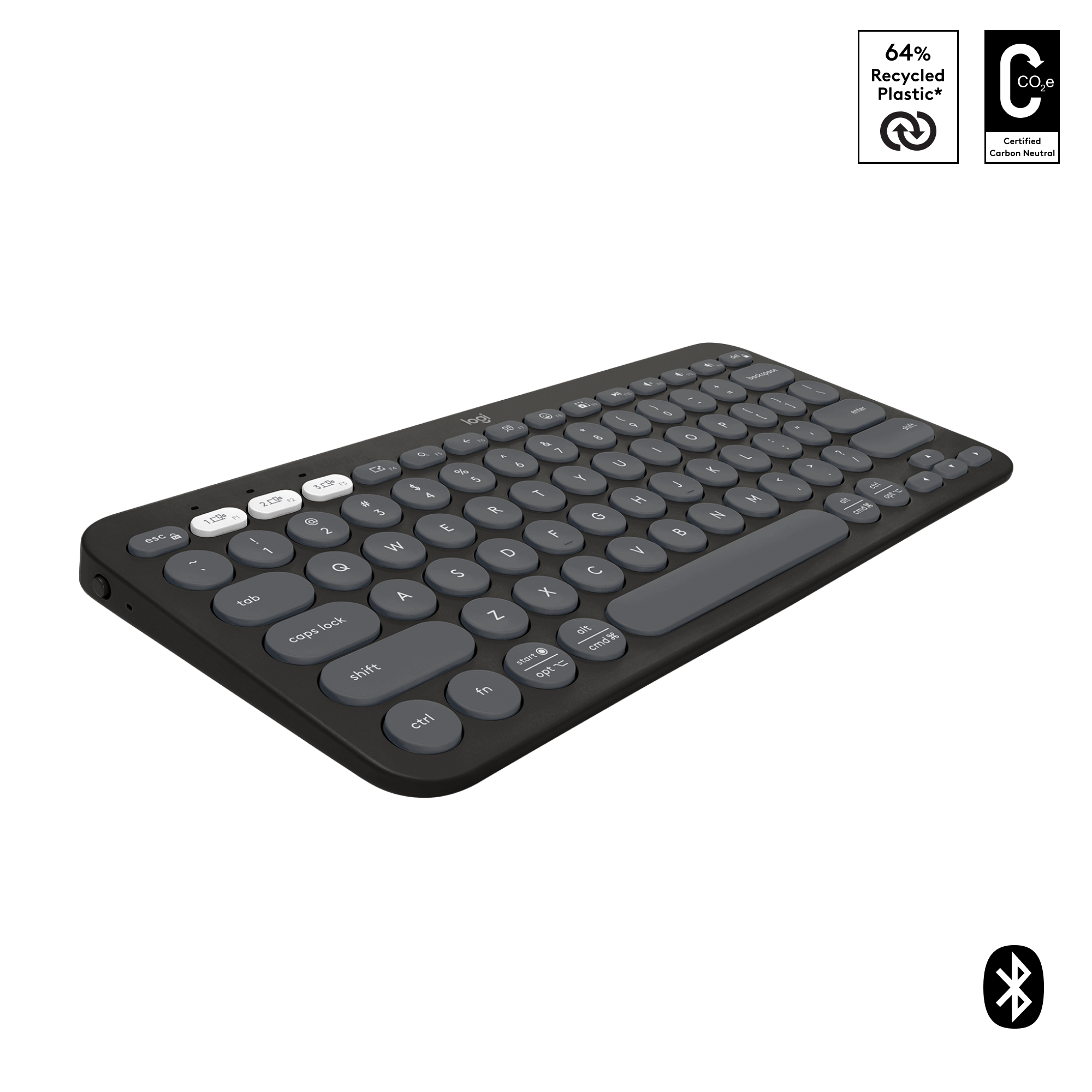 Logitech Pebble Keys 2 K380s - Tastatur - kabellos