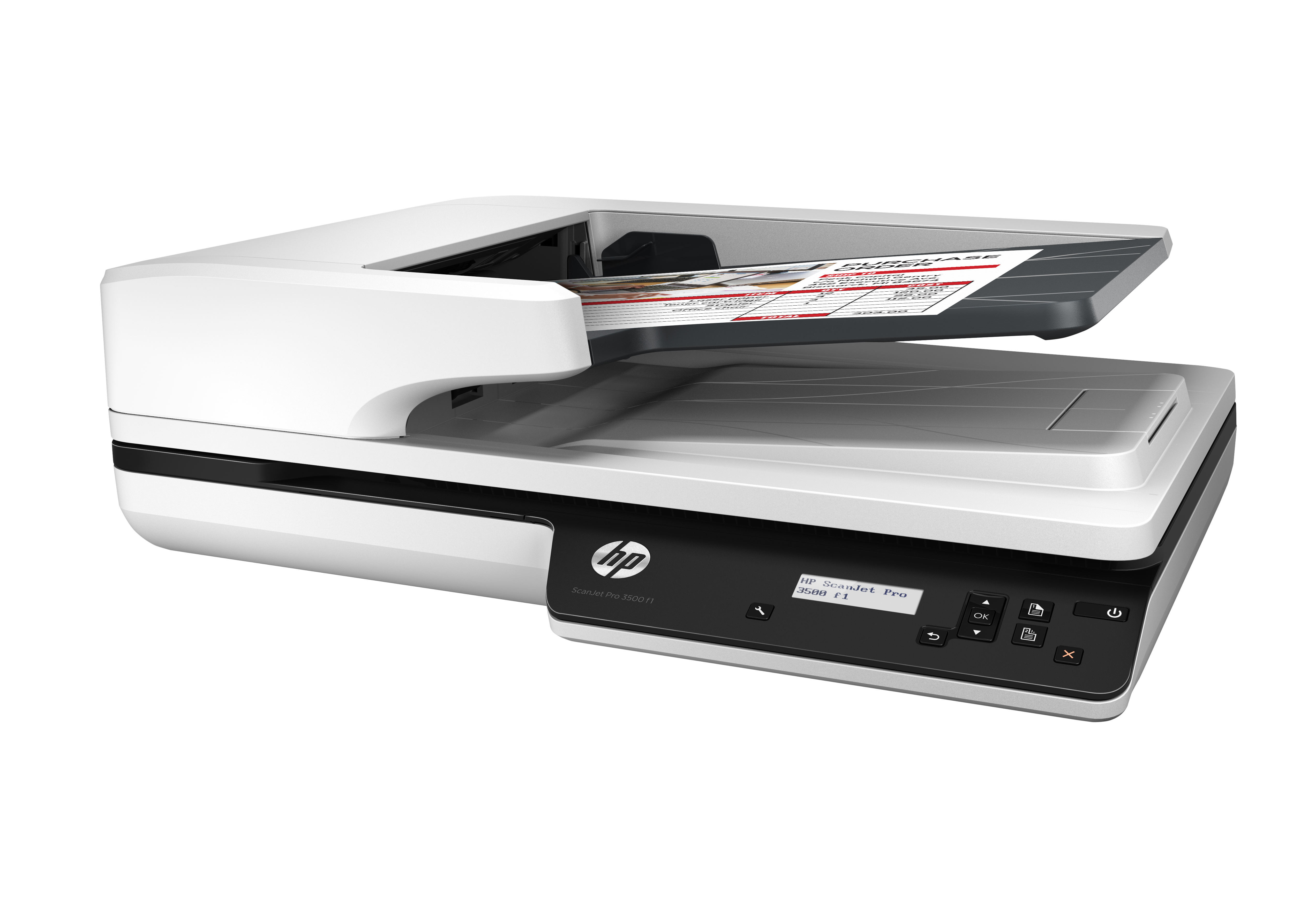 HP Scanjet Pro 3500 f1 - Dokumentenscanner - CMOS / CIS - Duplex - A4/Letter - 1200 dpi x 1200 dpi -