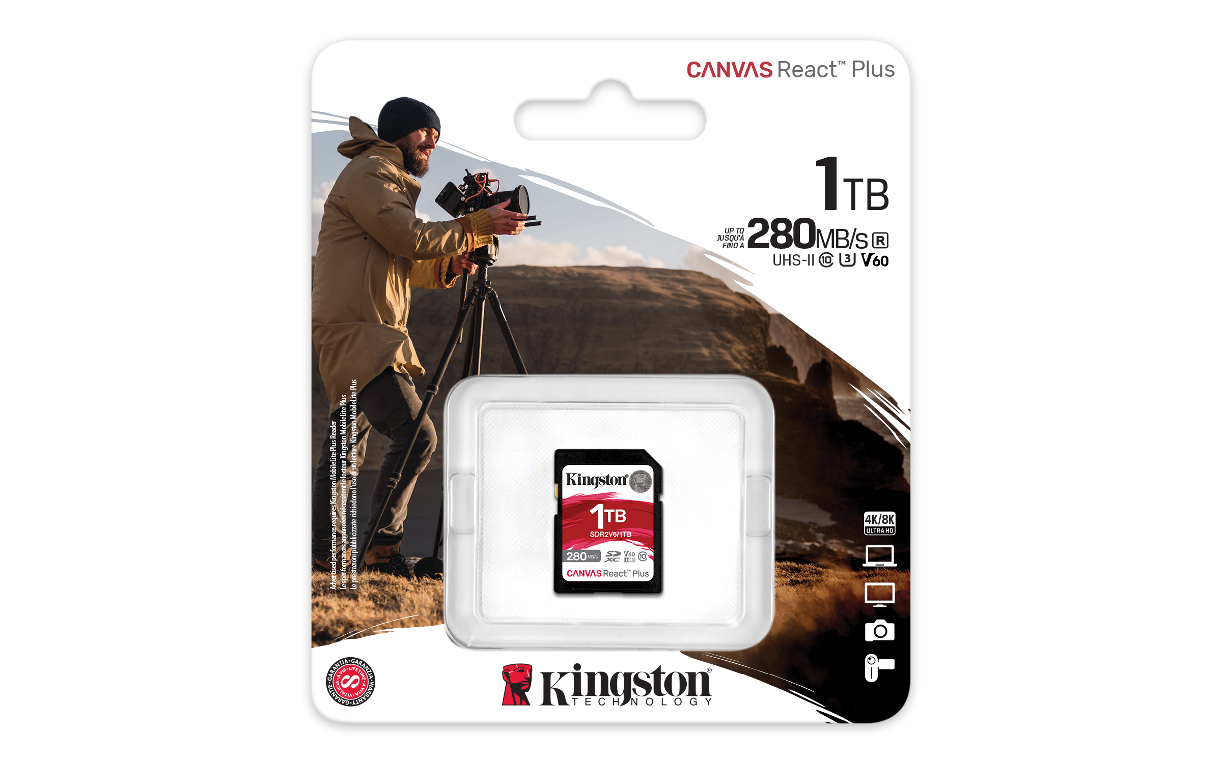 Kingston Canvas React Plus - Flash-Speicherkarte
