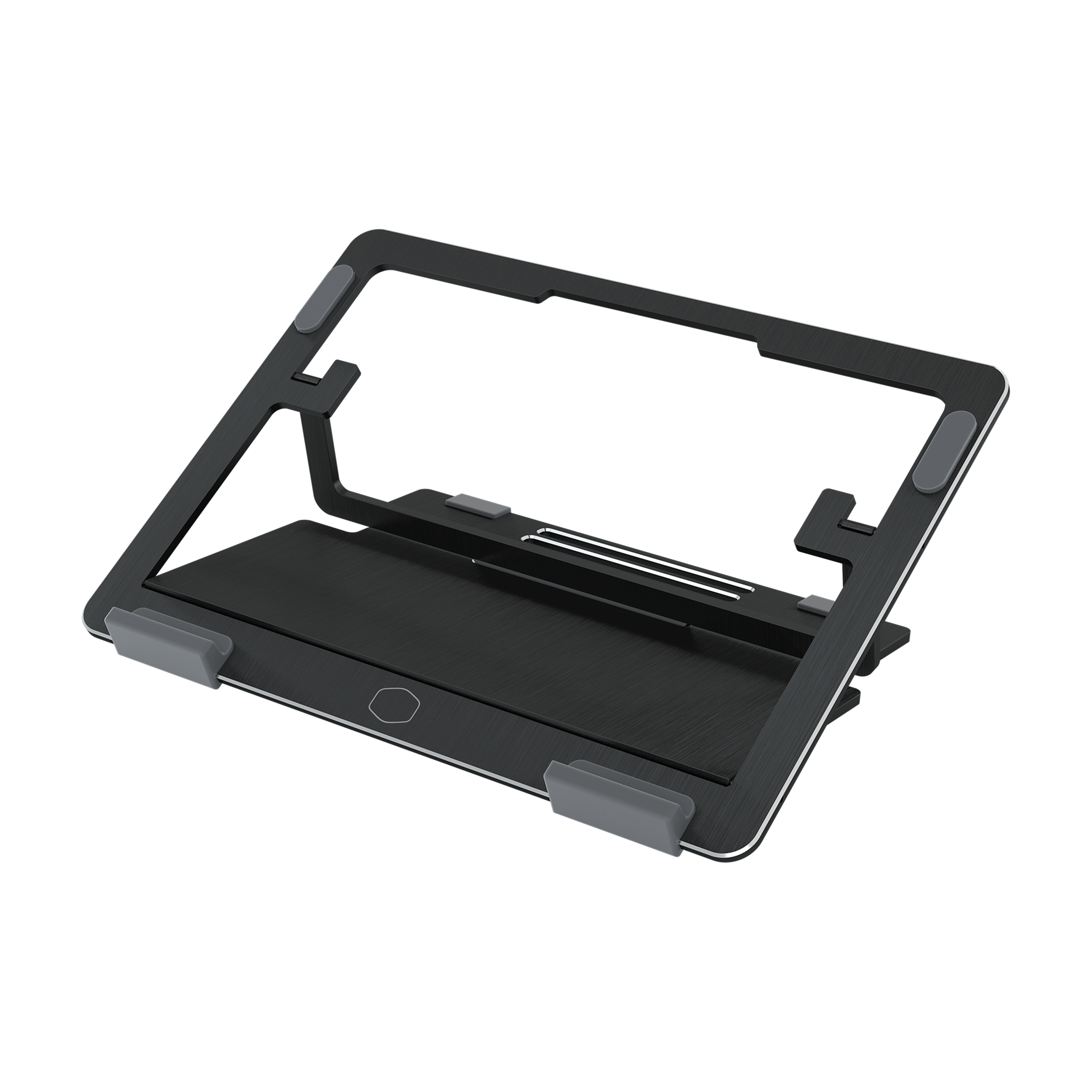 Cooler Master ErgoStand Air, Schwarz, 25,4 cm (10 Zoll), 39,6 cm (15.6 Zoll), Gummi, Aluminium, 20 k
