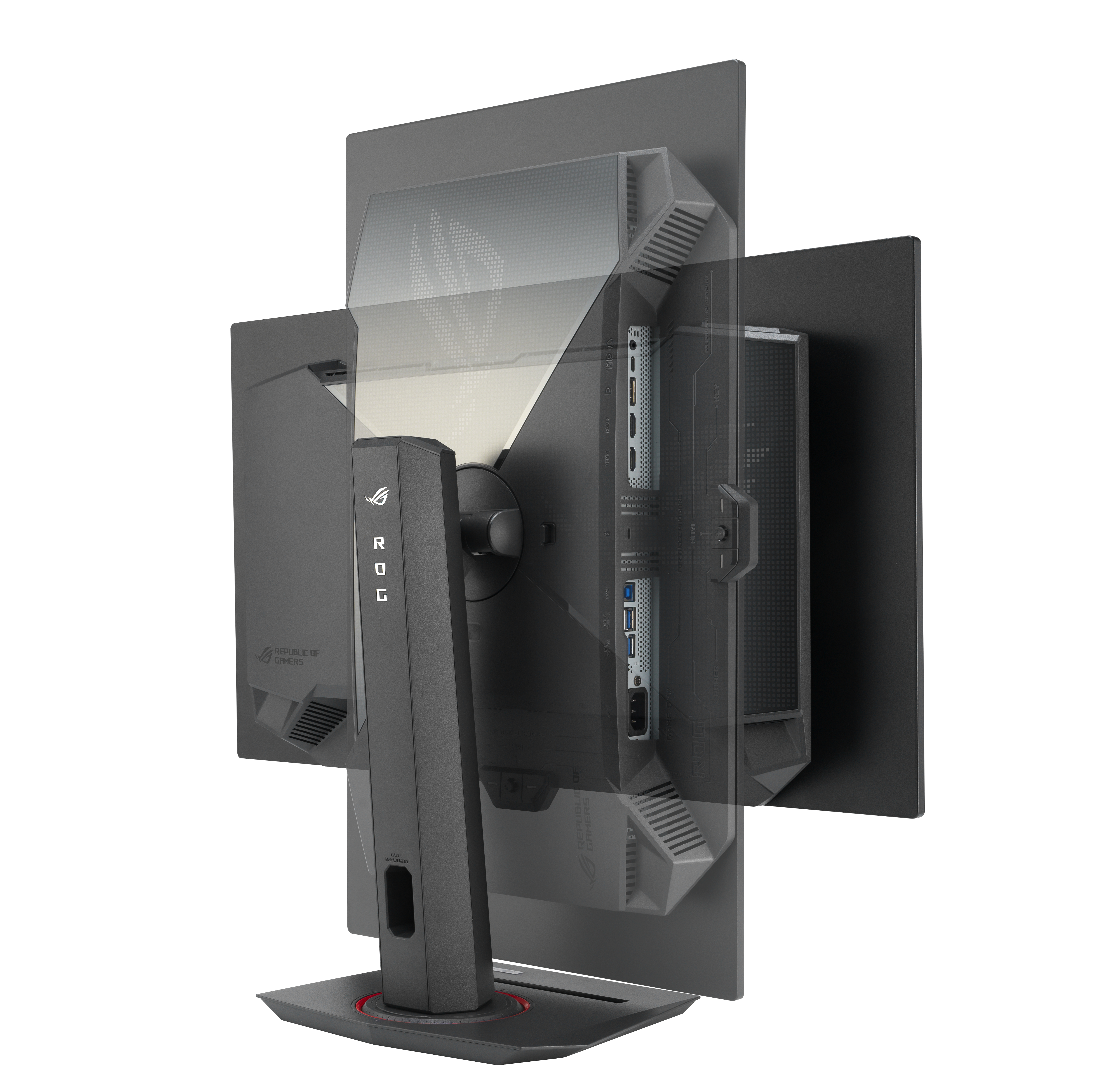 ASUS ROG Strix XG27ACDNG Gaming-Display, 26.5" WQHD QD-OLED, 360Hz, 0,03ms, HDR, höhenverstellbar
