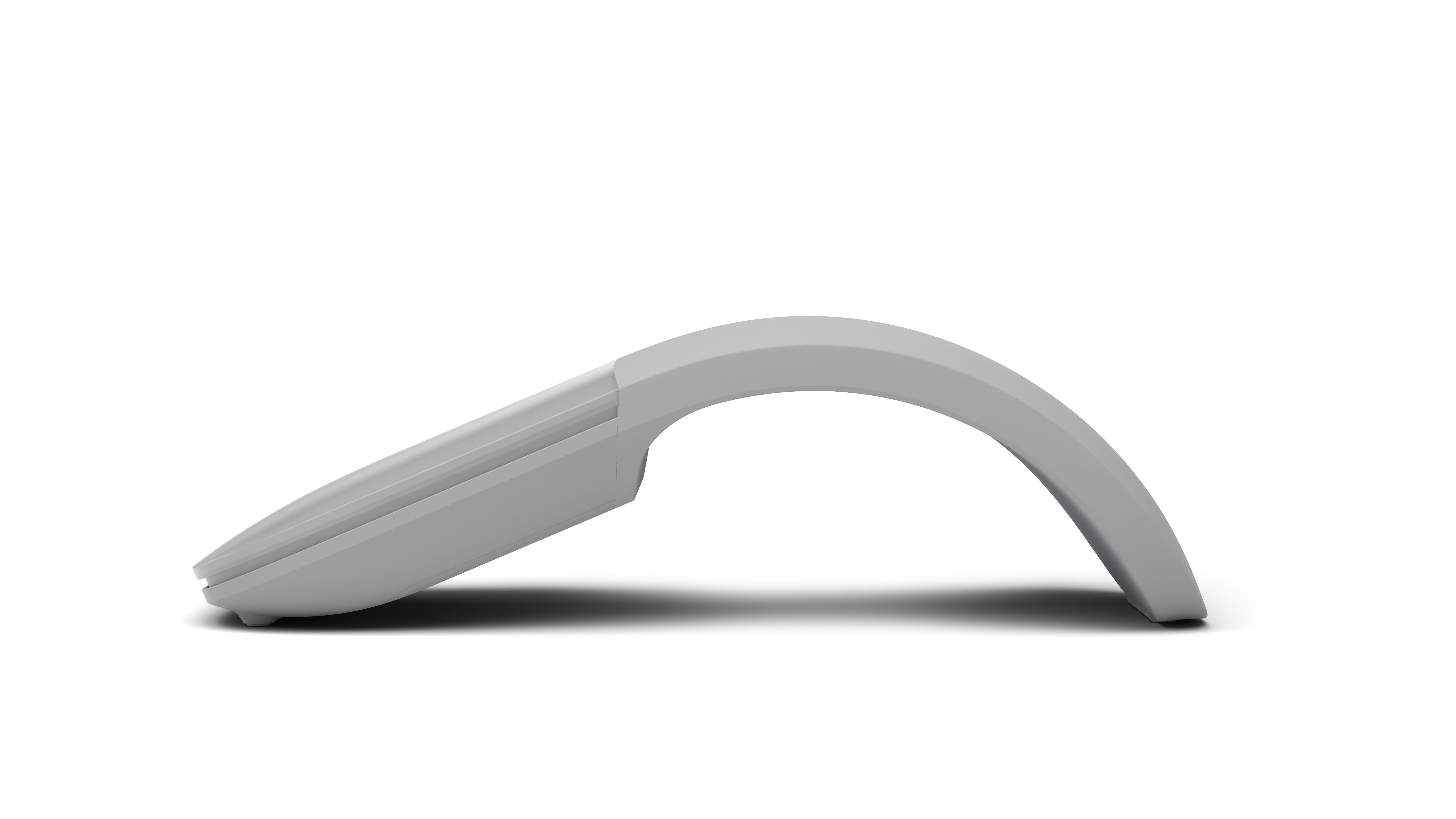 Microsoft Surface Arc Mouse, Beidhändig, BlueTrack, Bluetooth, 1000 DPI, Grau