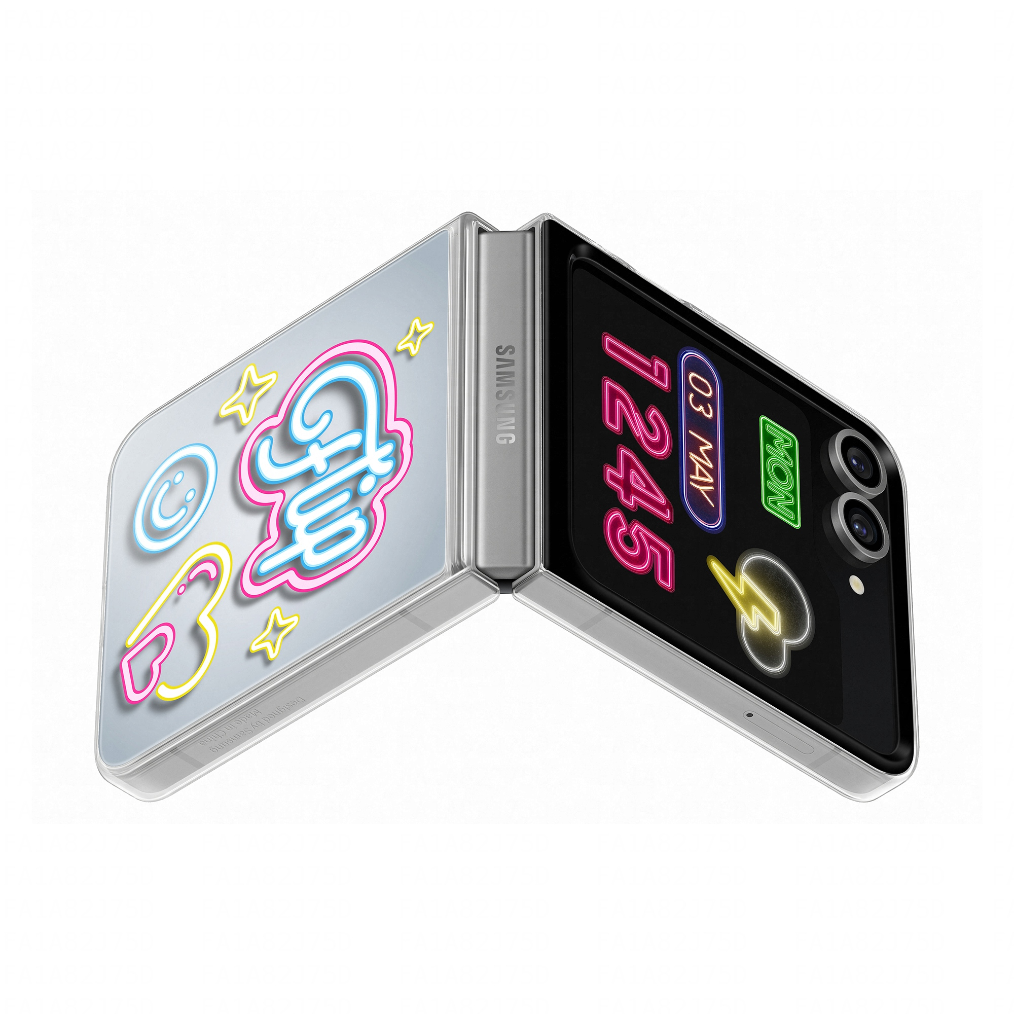 Samsung EF-ZF741CTEGWW, Cover, Samsung, Galaxy Z Flip6, 17 cm (6.7"), Transparent