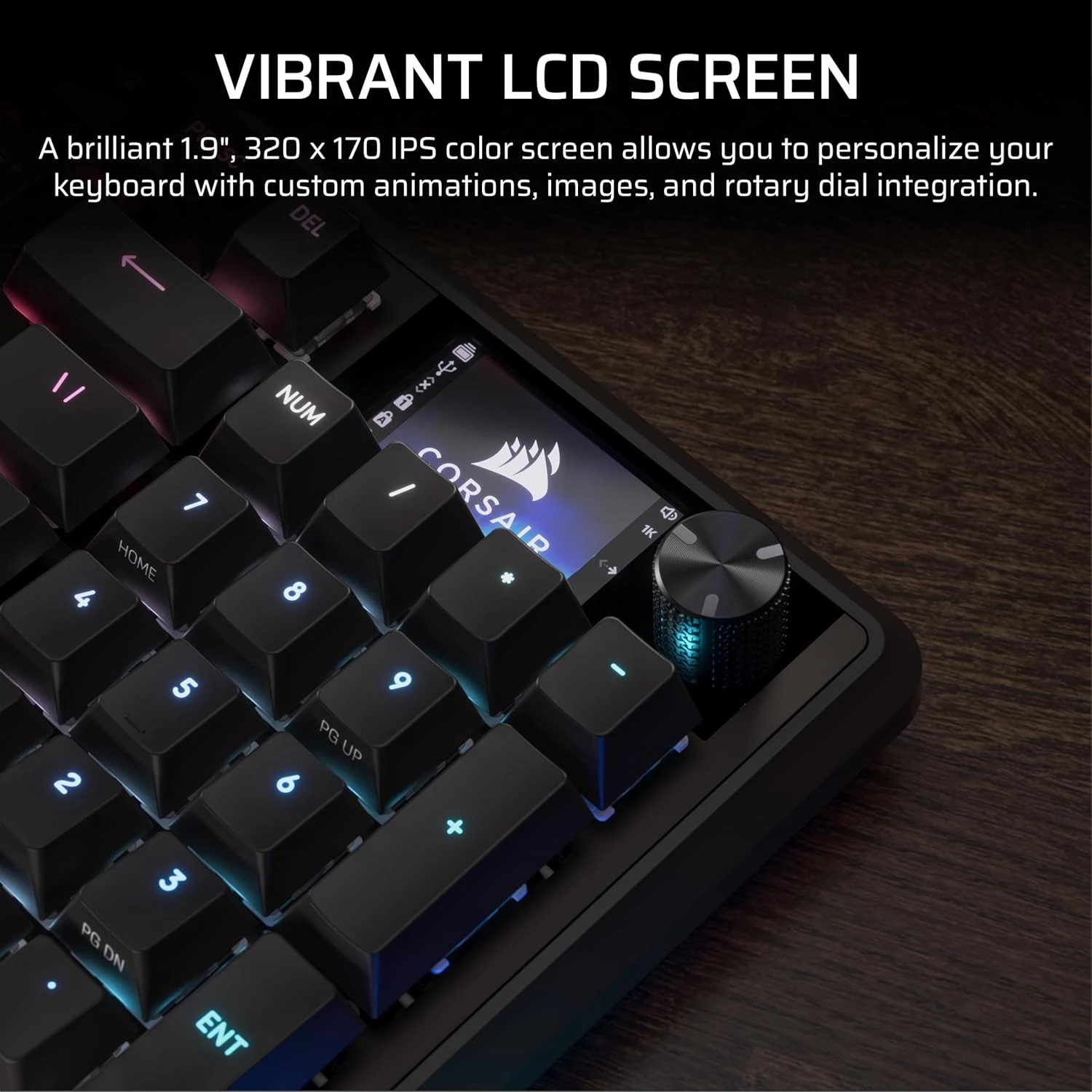 Corsair Vanguard 96, schwarz, LEDs RGB, MLX Plasma, USB, DE