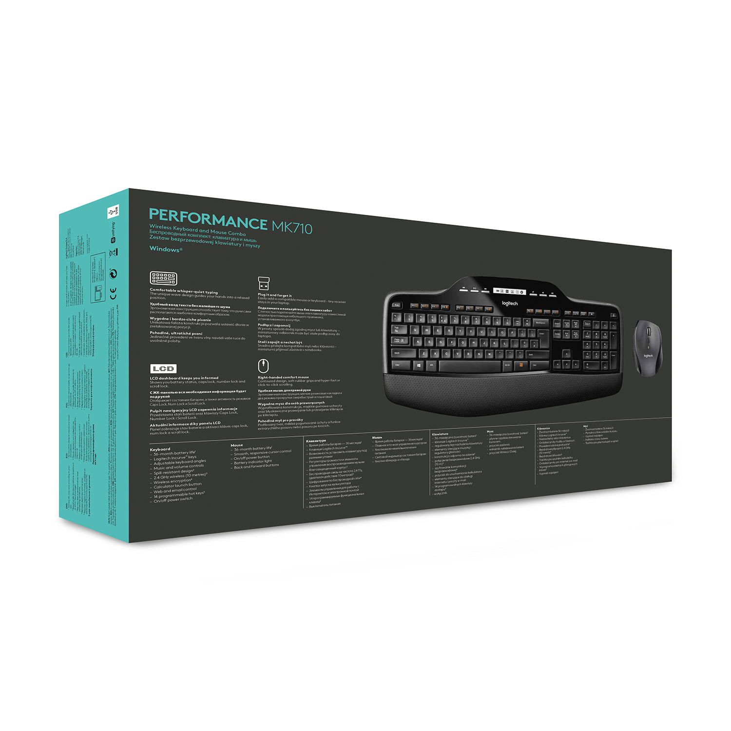 Logitech Wireless Desktop MK710 - Tastatur-und-Maus-Set