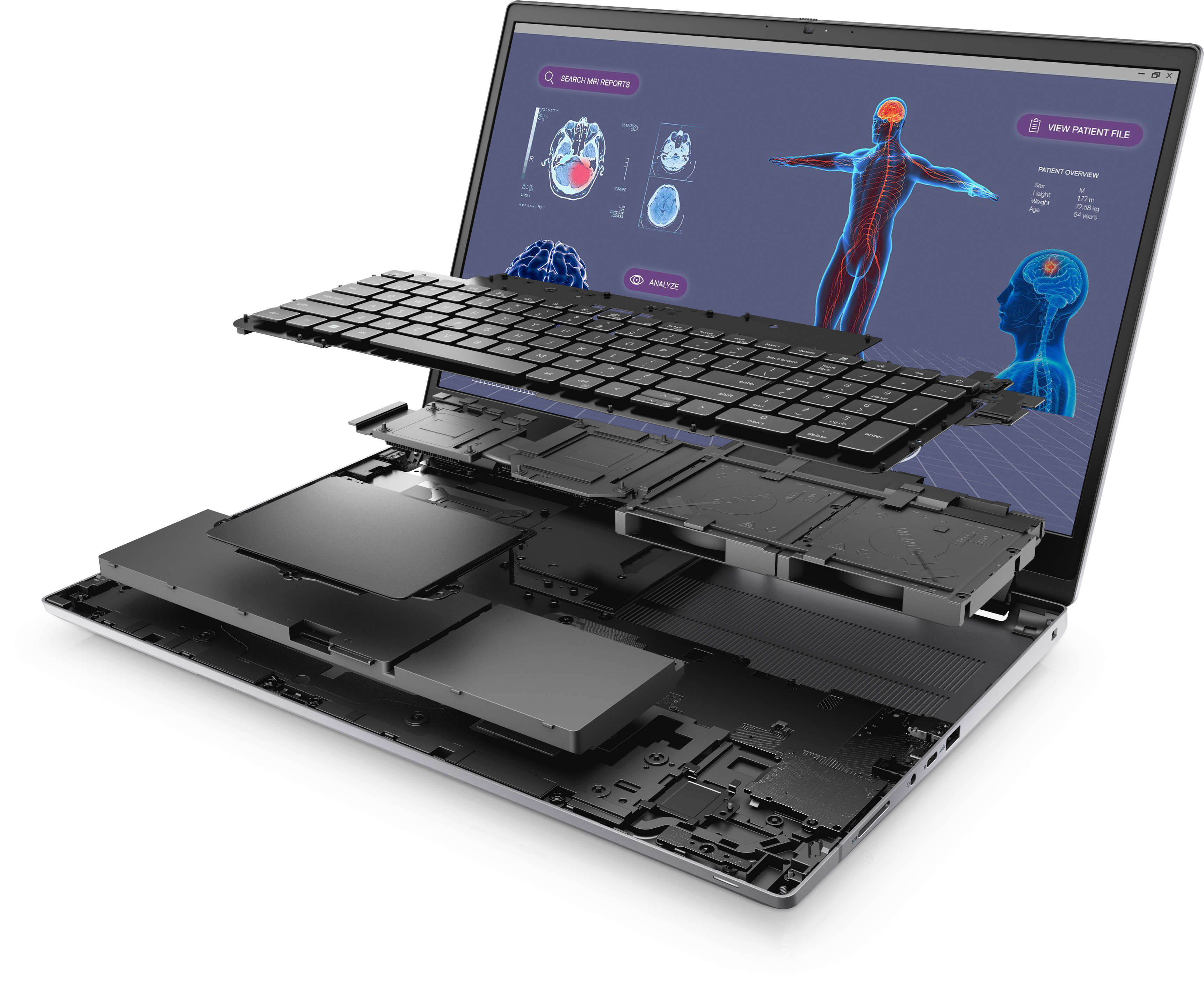 Dell Precision 7780, 17" FHD, Core i9-13950HX, 32GB RAM, 1TB SSD, RTX 3500 Ada, Win11 Pro