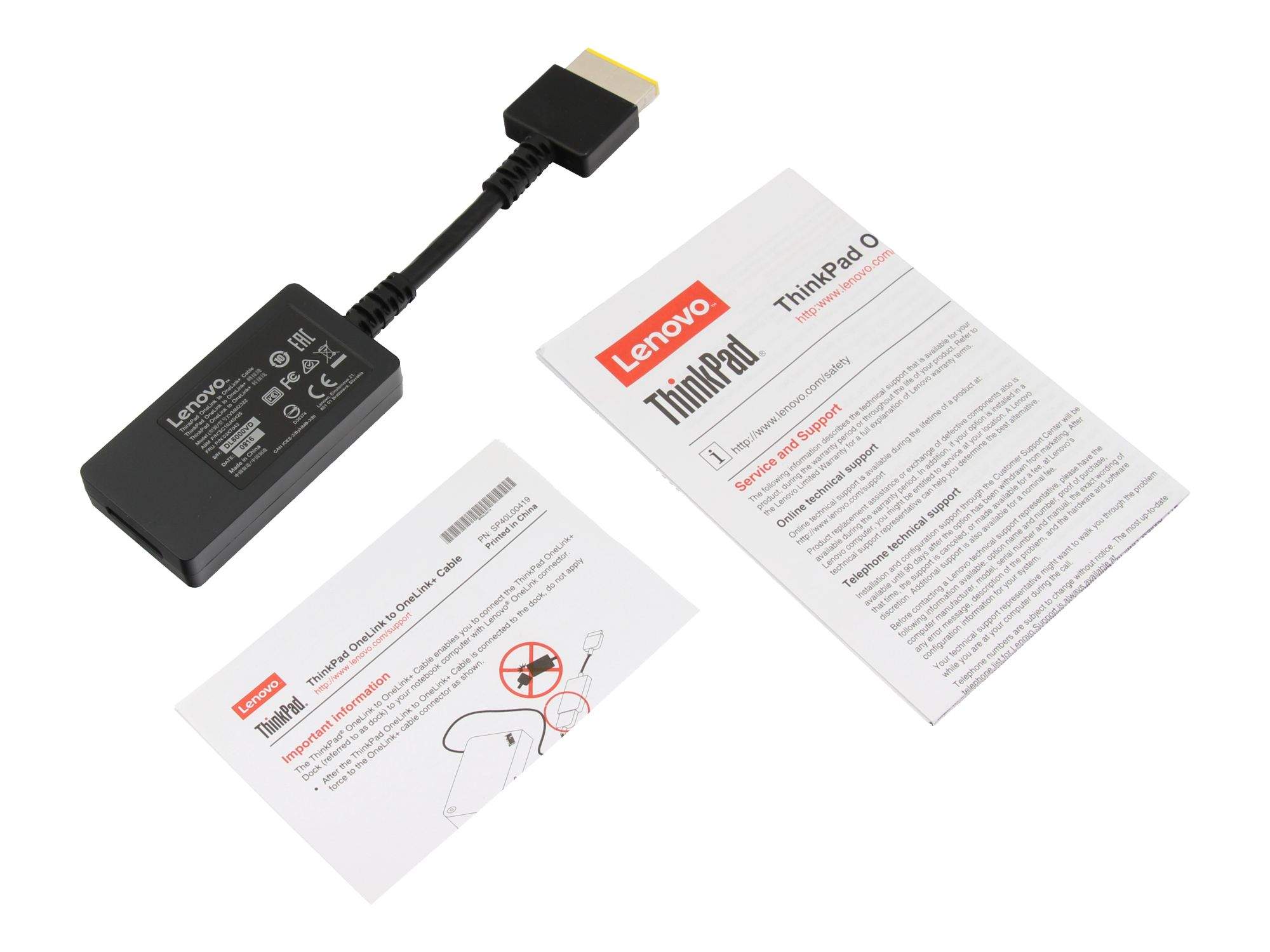 Lenovo Datenkabel - OneLink+ (W) zu OneLink (M)