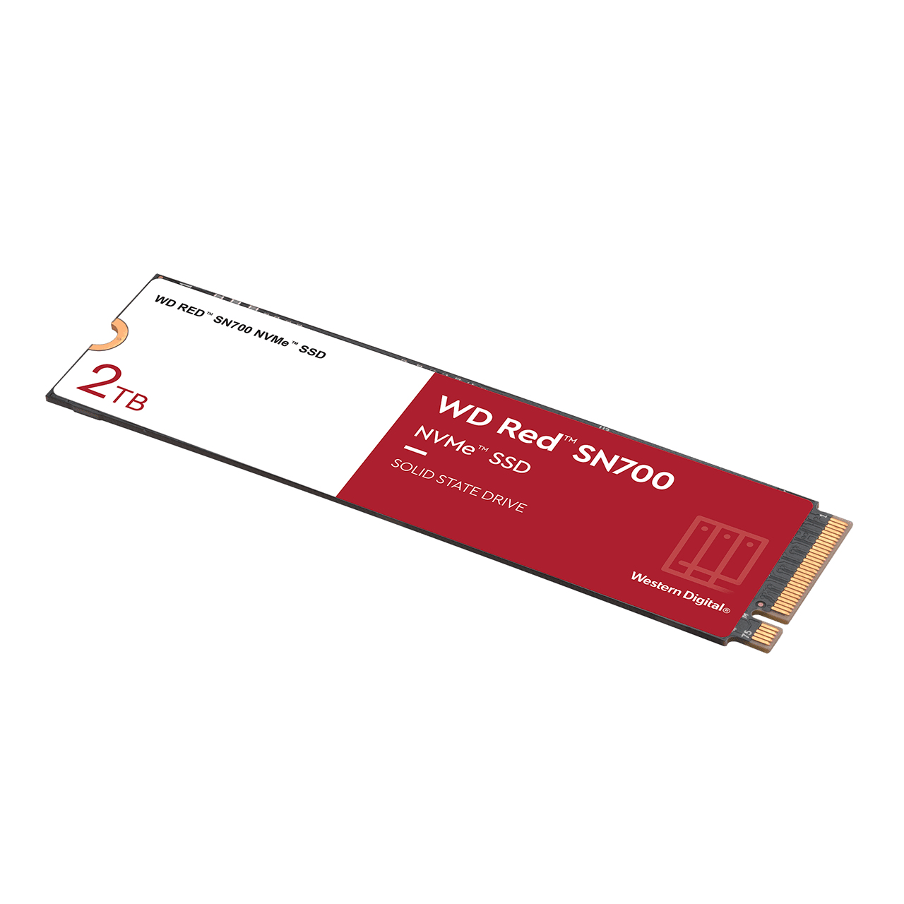 Western Digital Red SN700 NVMe NAS SSD - 0.7DWPD 2TB, M.2 2280 / M-Key / PCIe 3.0 x4