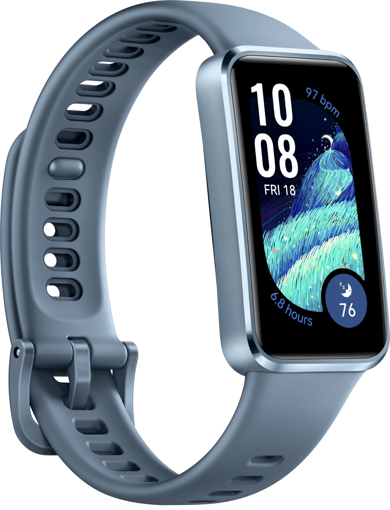 Huawei Band 10 - Aluminiumlegierung - Aktivitätsmesser mit Riemen - Flouroelastomer - Handgelenkgröß