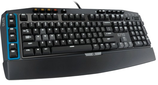 Logitech G710, Full-size (100%), Verkabelt, USB, QWERTZ, Schwarz