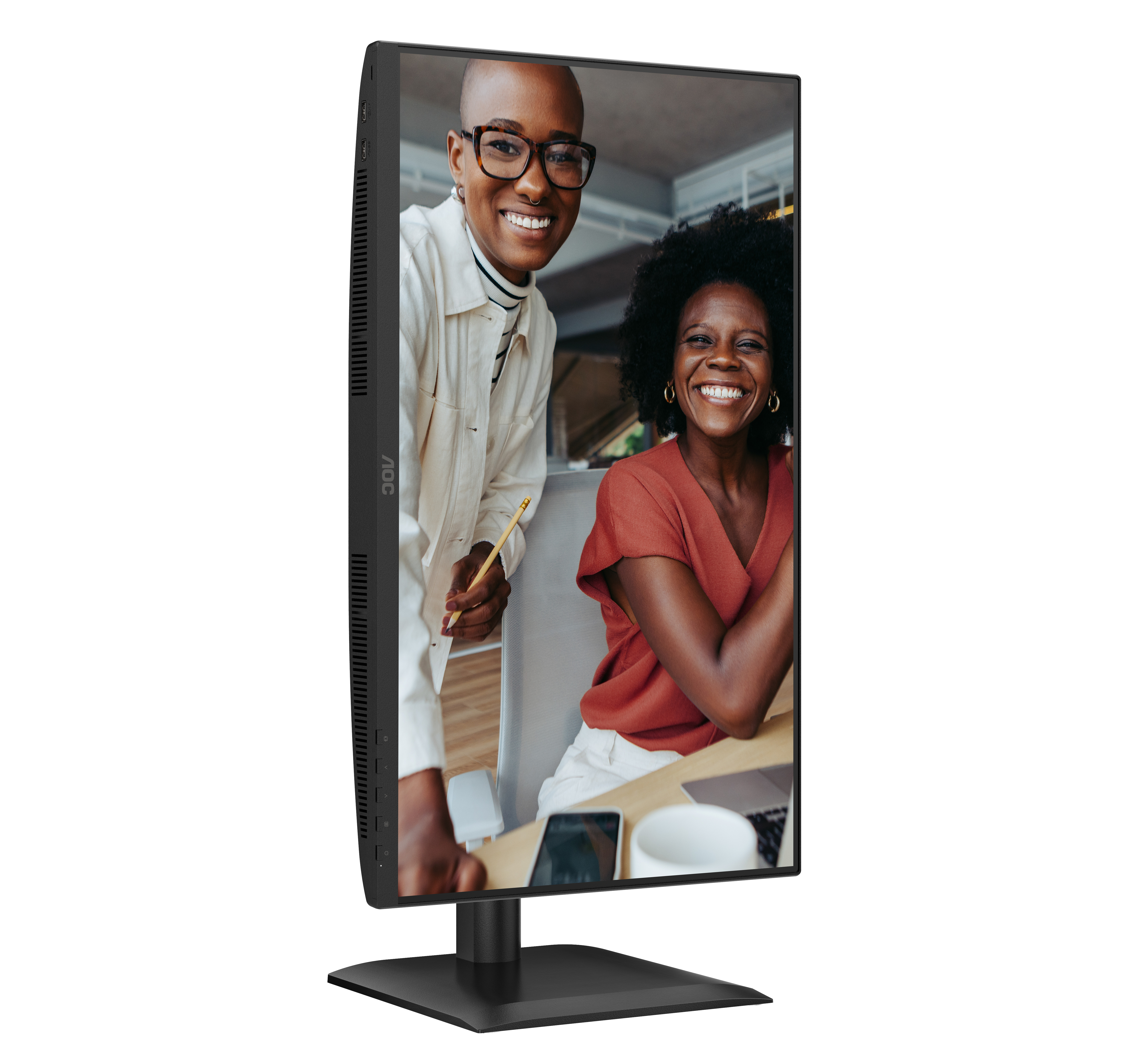 AOC 24E4U Monitor 60.5cm (23.8") Full HD, IPS, 4ms, HDMI, Displayport, VGA, USB