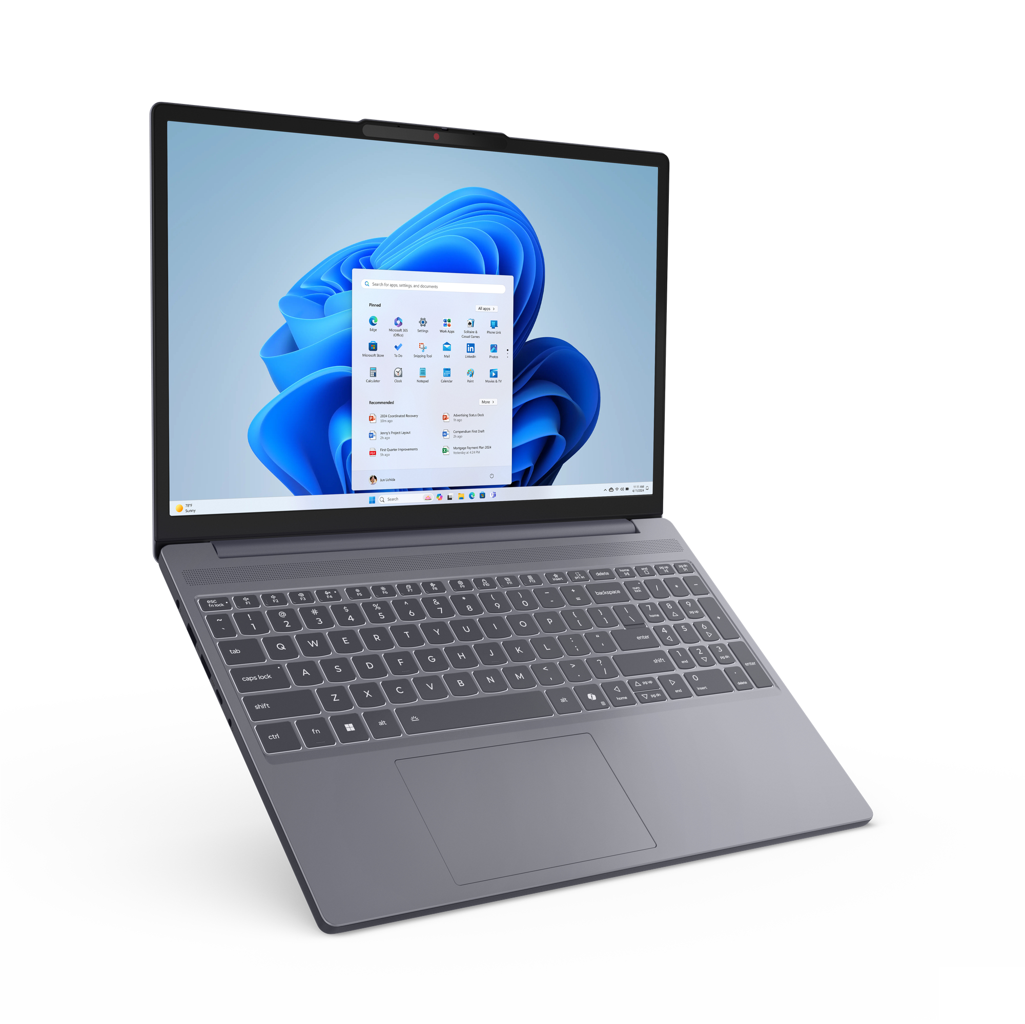 Lenovo IdeaPad Slim 3 15ARP10 83K7 - 180°-Scharnierdesign - AMD Ryzen 7 170 / 3.2 GHz - Win 11 Home 