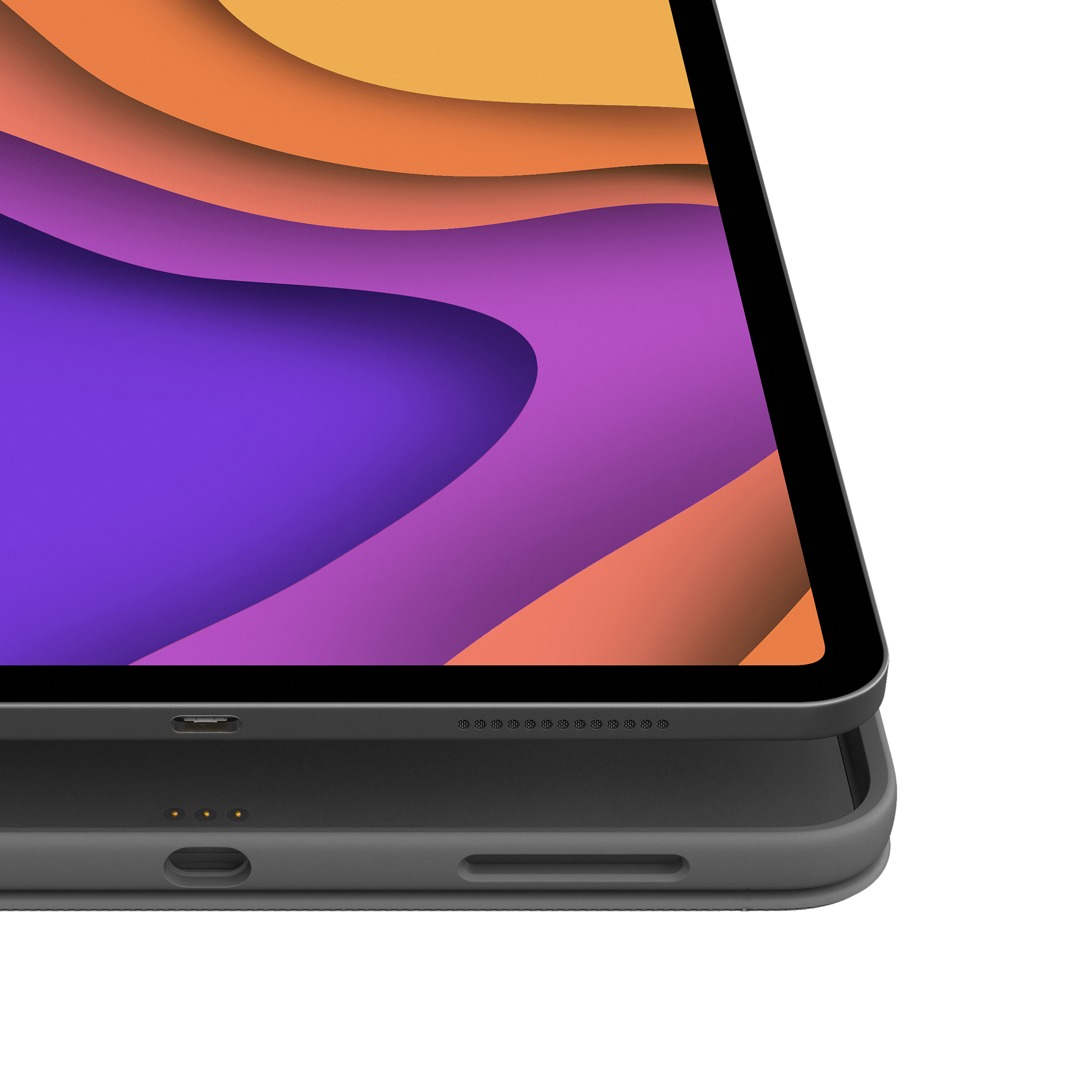 Logitech Folio Touch - Tastatur und Foliohülle - mit Trackpad - hinterleuchtet - Apple Smart connect