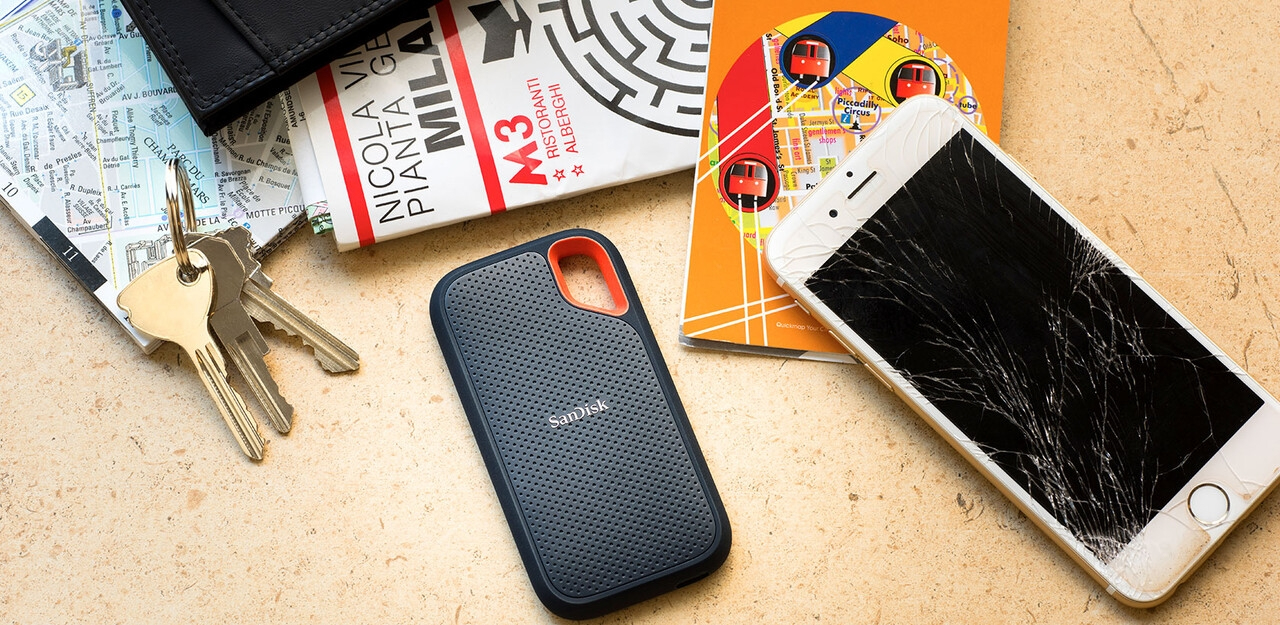 SanDisk Extreme Portable - SSD - verschlüsselt - 500 GB - extern (tragbar)