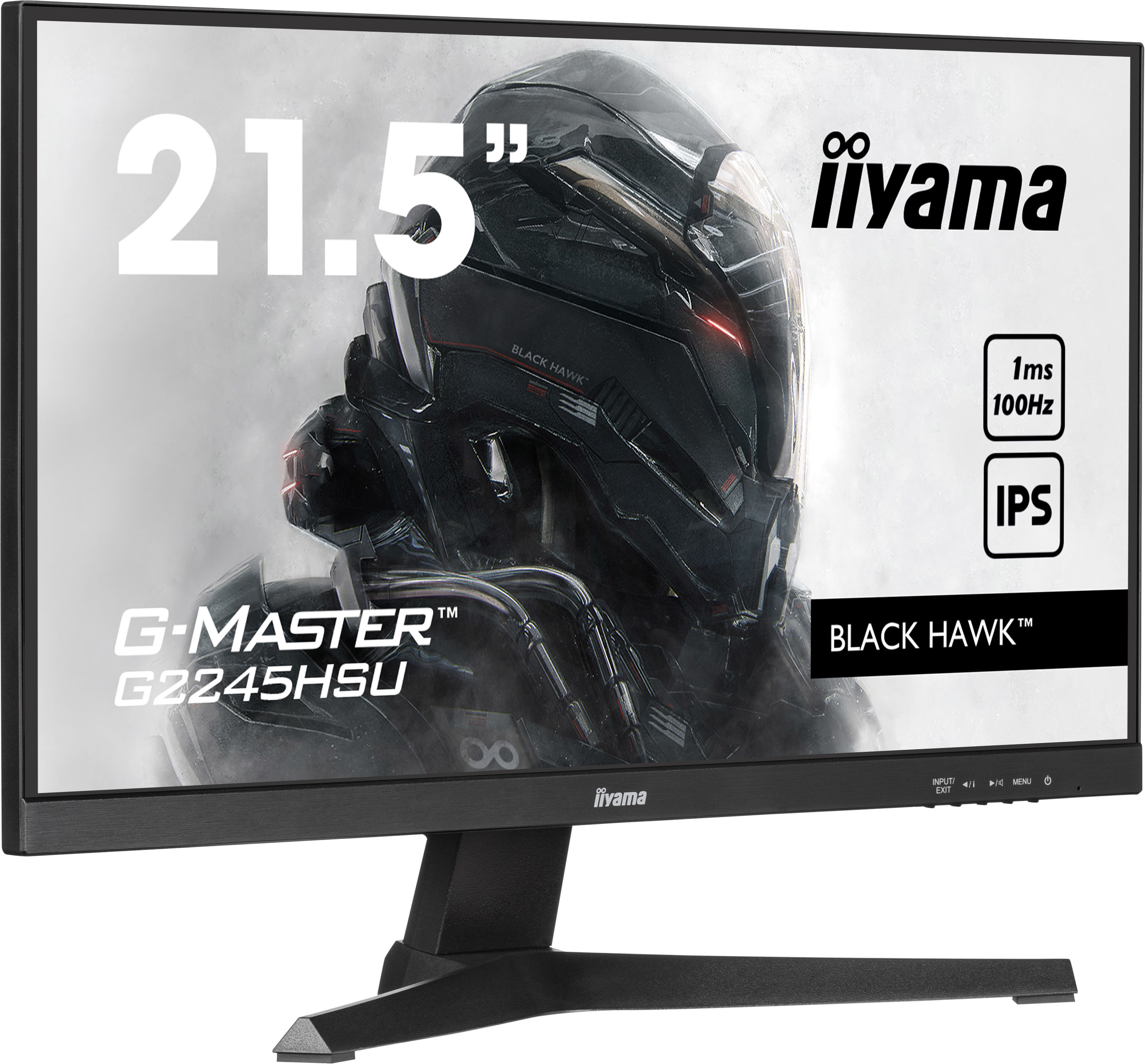 Iiyama G-MASTER Black Hawk G2245HSU-B2 - LED-Monitor - 55.9 cm (22")
