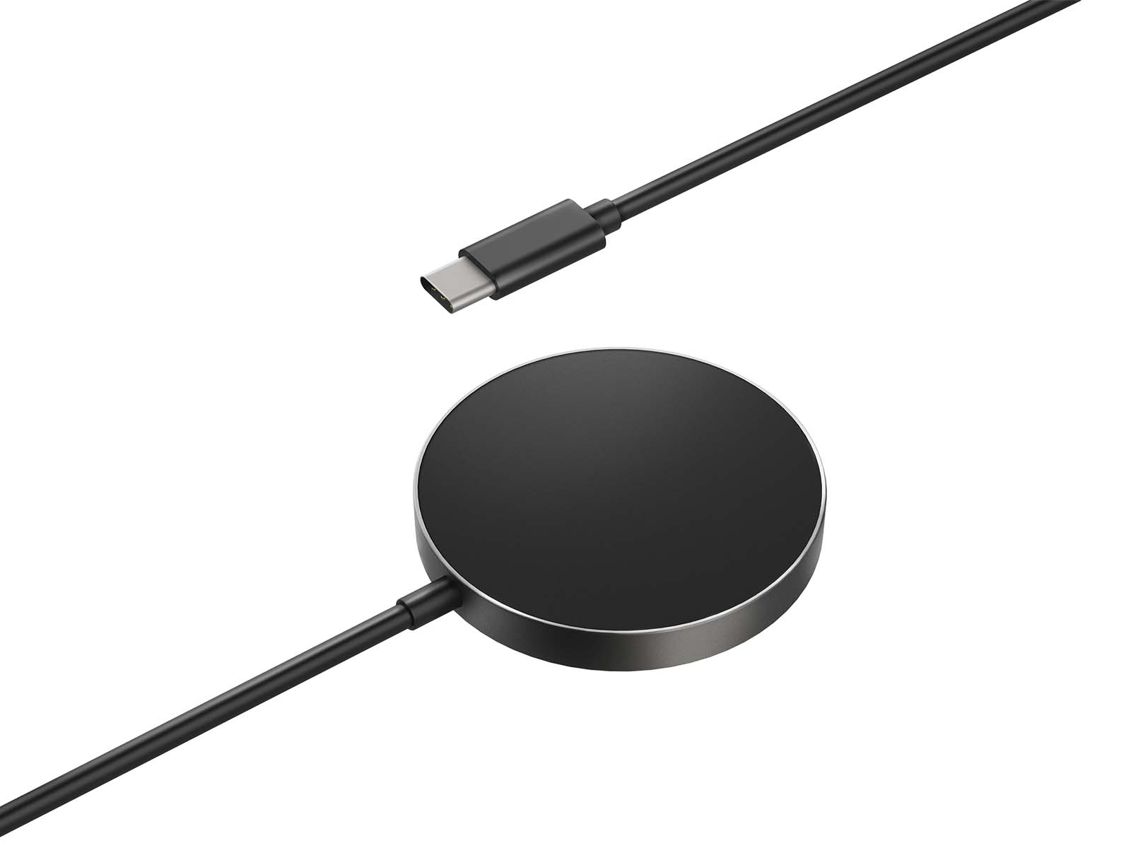Samsung GP-PWU024WIBBW, Drinnen, USB, Kabelloses Aufladen, Schwarz