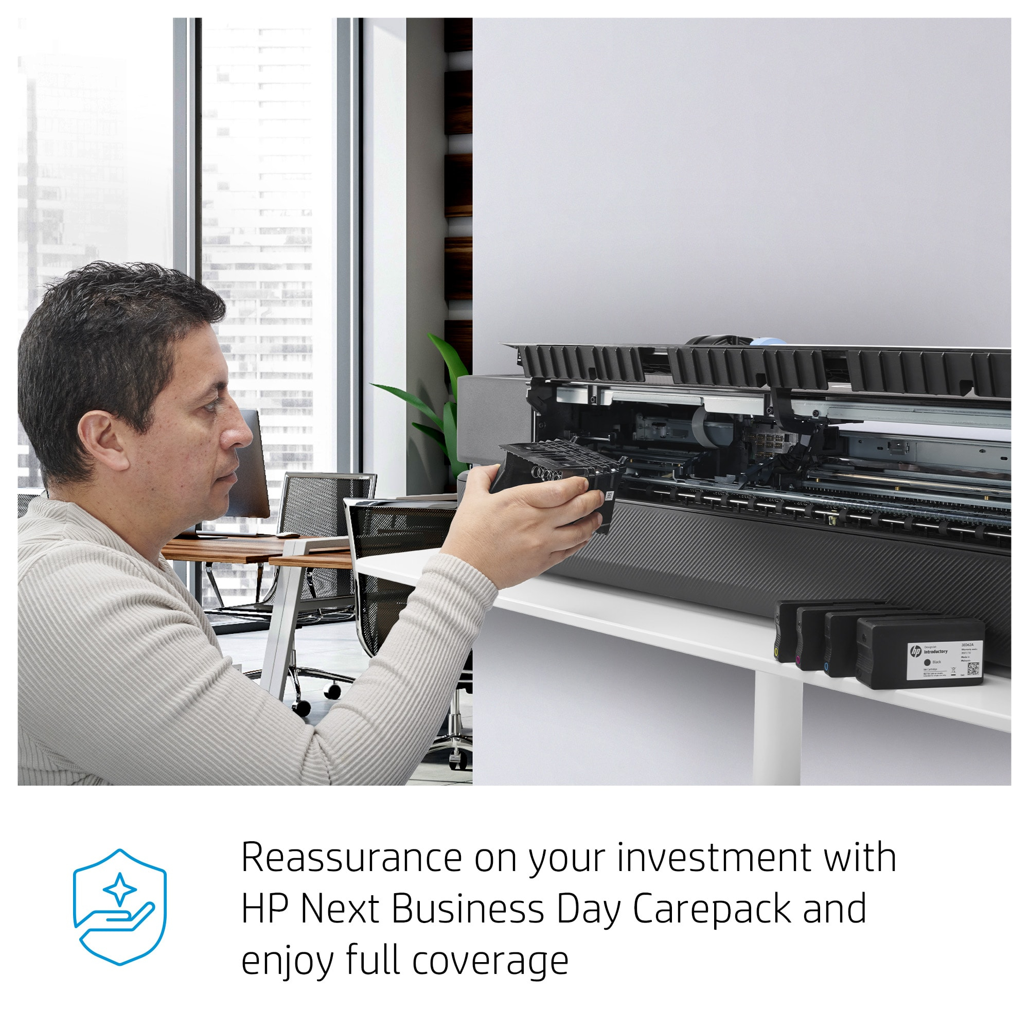 HP 2 Jahre Erweiterung für Vor-Ort-Hardwarepaket-Support am nächsten Arbeitstag für DesignJet T650-3