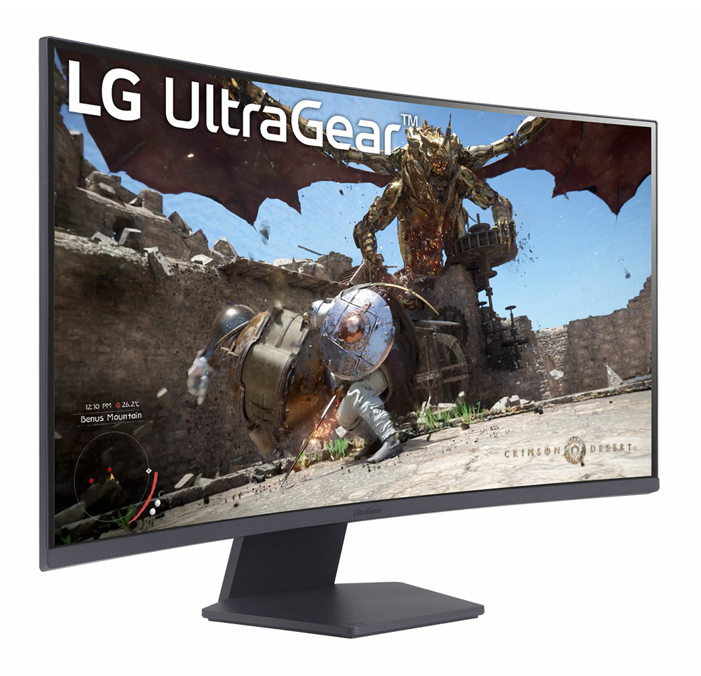 LG UltraGear 32GS60QX-B - LED-Monitor - Gaming - gebogen - 81.3 cm (32")