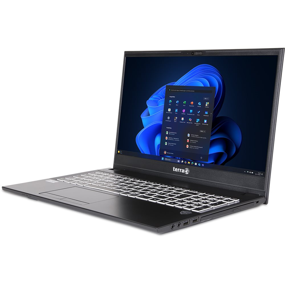 TERRA MOBILE 1516R i3-1315U W11P, Intel® Core? i3, 39,6 cm (15.6"), 1920 x 1080 Pixel, 8 GB, 500 GB,