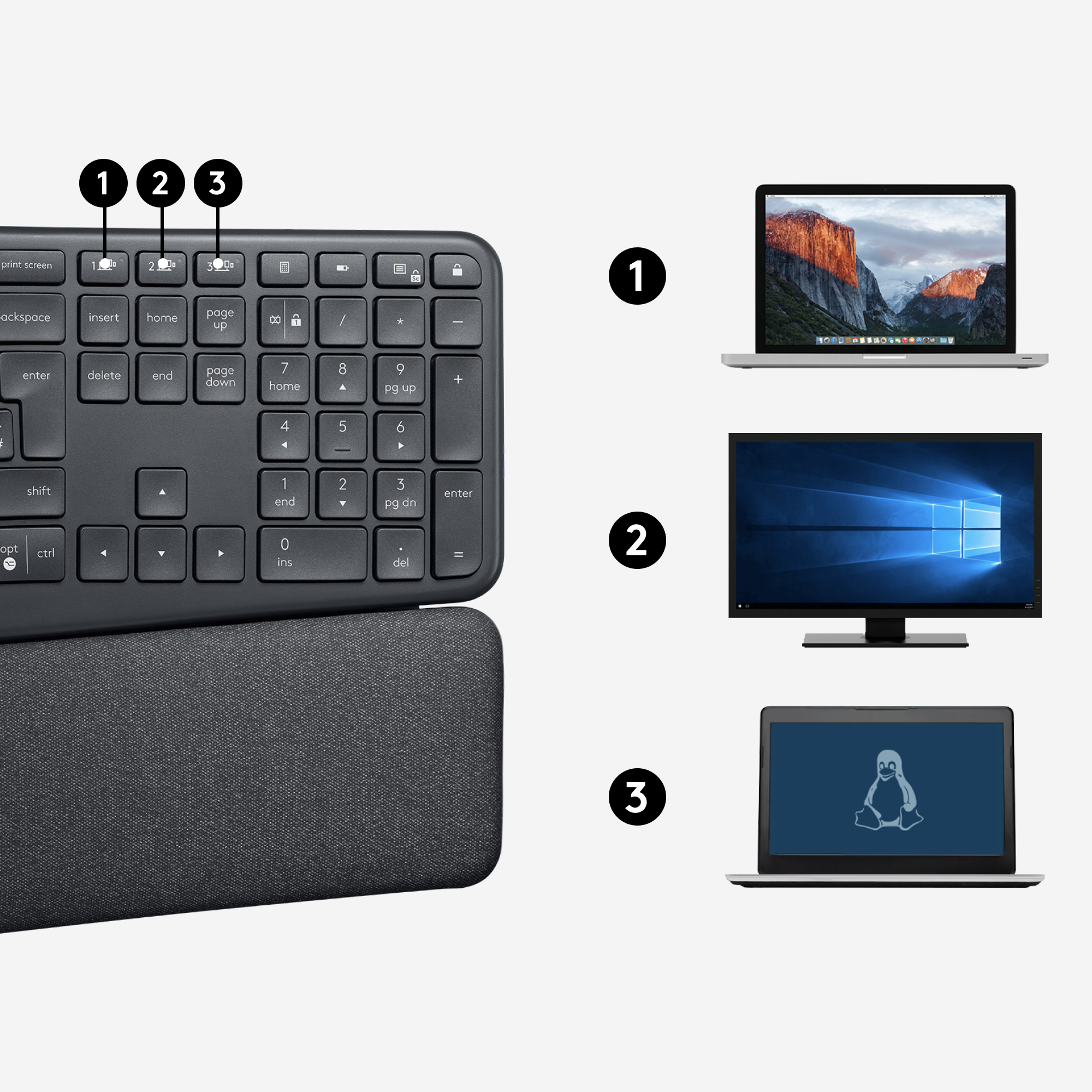 Logitech Ergo Series ERGO K860 for Business