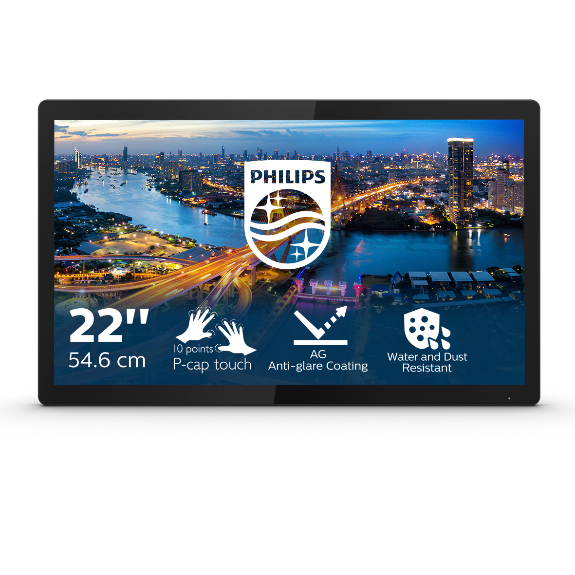 Philips B Line 222B1TFL - LED-Monitor - 55.9 cm (22")