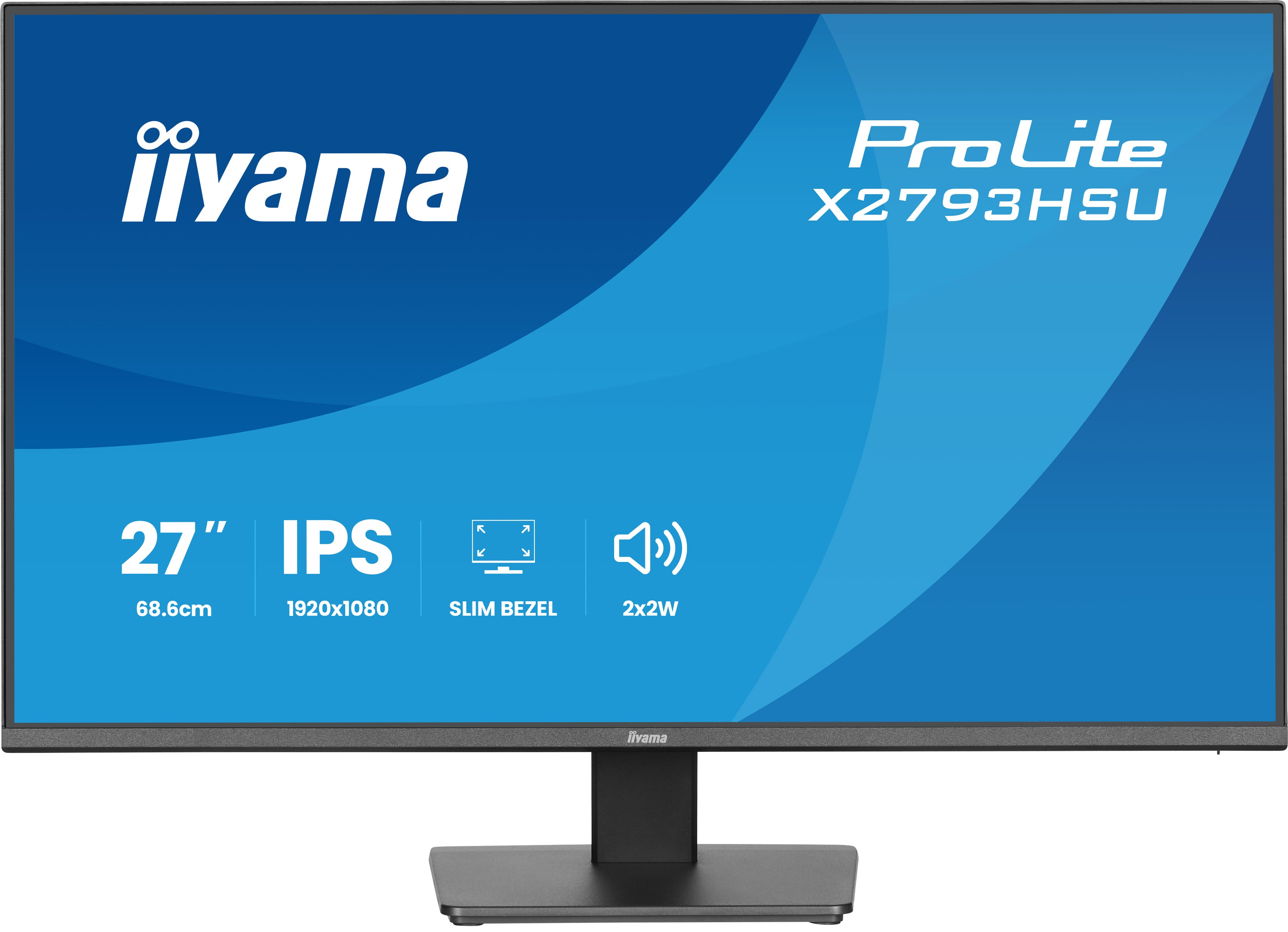 iiyama ProLite X2793HSU-B1 Monitor 68.6cm (27") Full HD, IPS, 1ms, HDMI, Displayport, USB