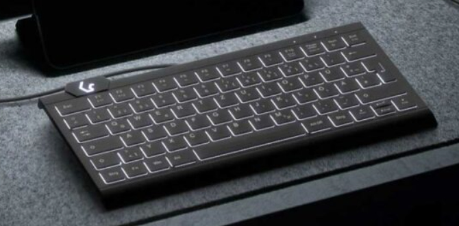 KeySonic KSK-5010ELC (DE) Mini Tastatur, Hintergrundbeleuchtung, integrierter Nummernblock, Combo, s