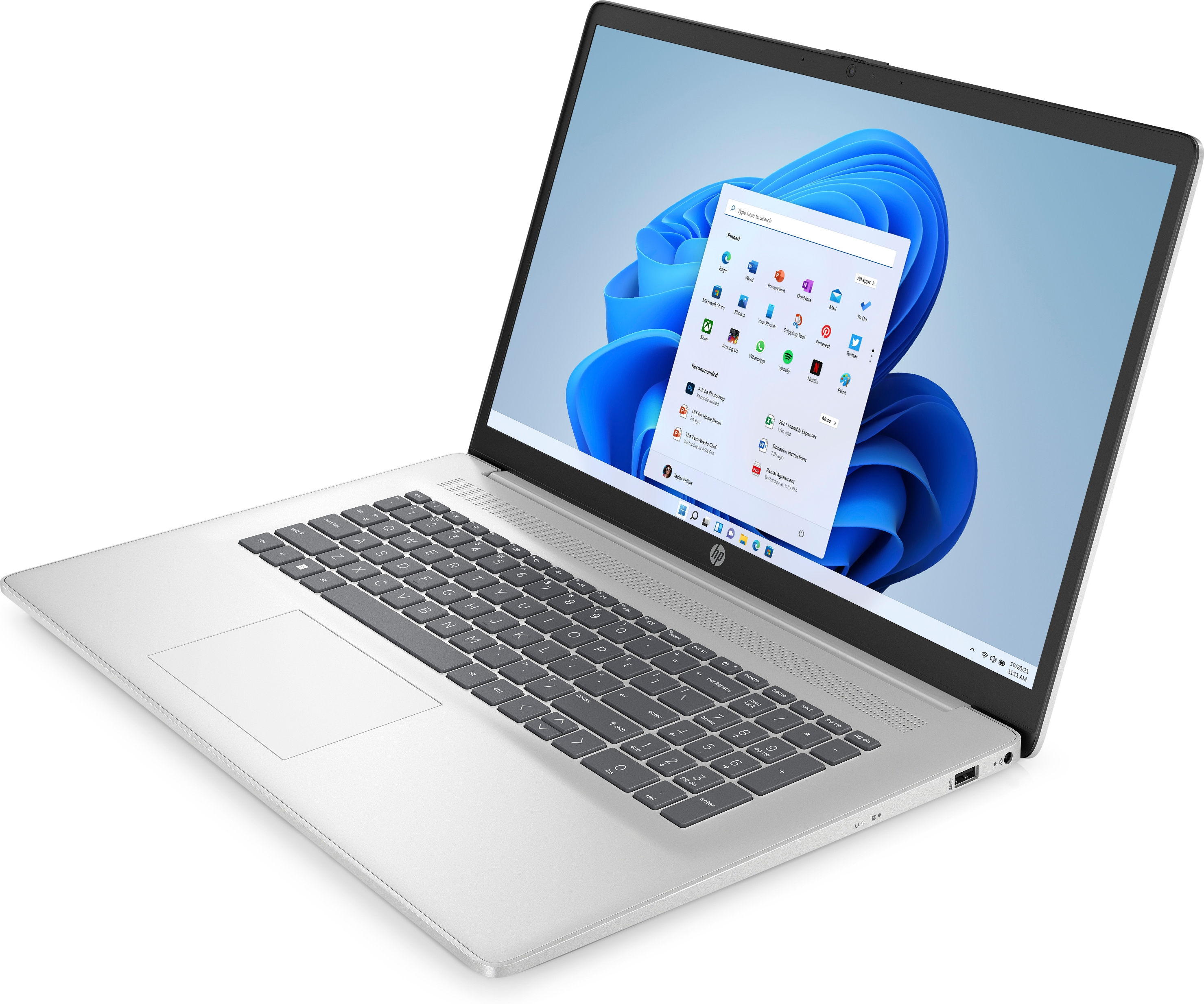 HP Laptop 17-cn3600ng, Intel® Core? i5, 43,9 cm (17.3"), 1920 x 1080 Pixel, 8 GB, 512 GB, Windows 11