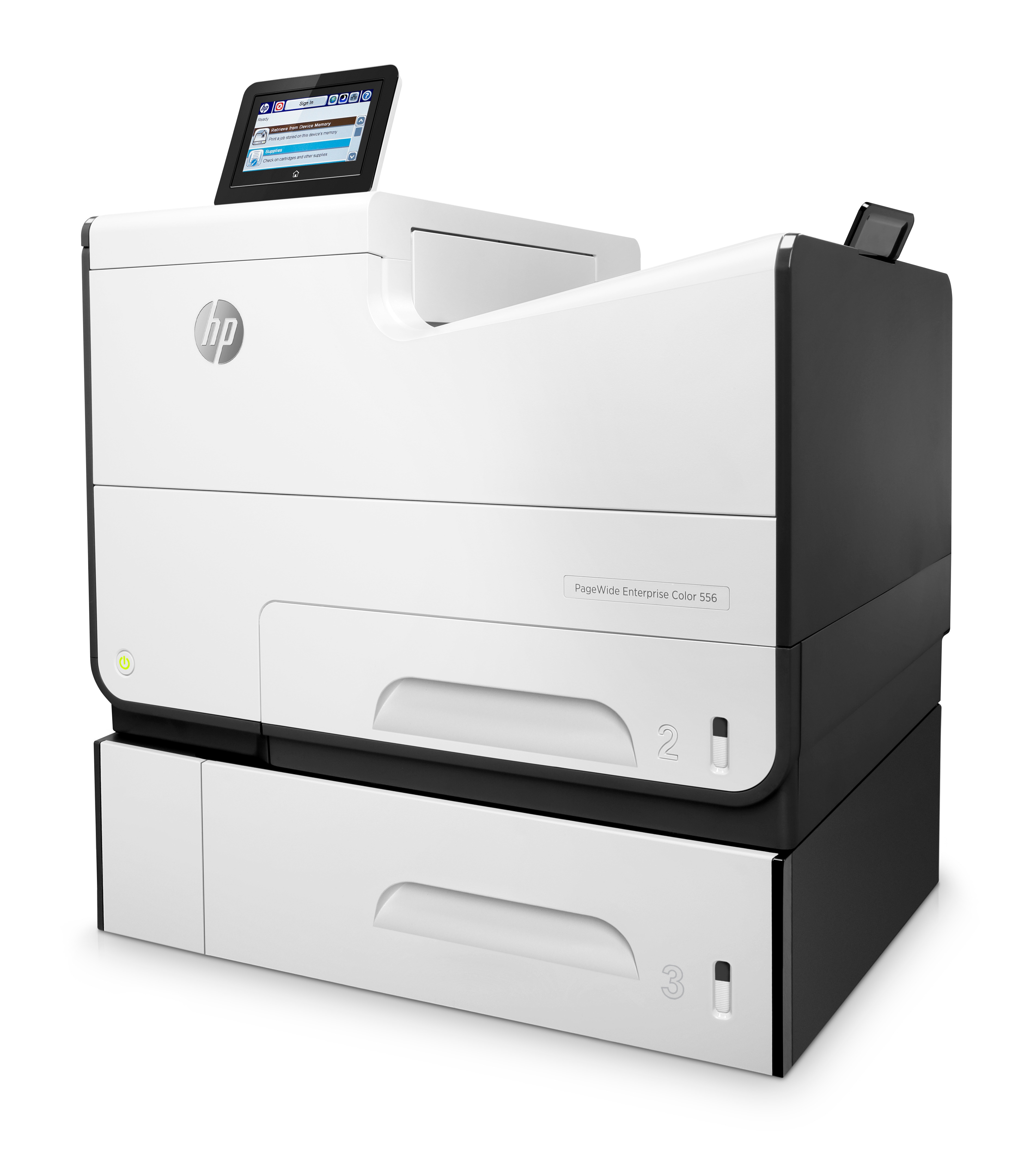 HP PageWide Enterprise Color 556xh, Farbe, 2400 x 1200 DPI, 4, A4, 80000 Seiten pro Monat, 50 Seiten
