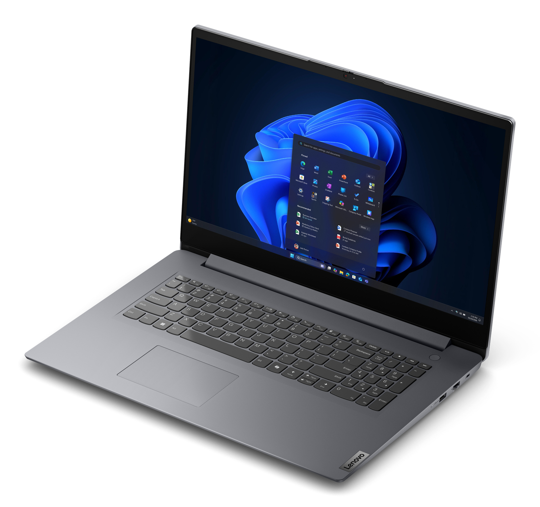 Lenovo V17 G7 IWC, Intel Core 5, 43,9 cm (17.3"), 1920 x 1080 Pixel, 16 GB, 512 GB, Windows 11 Home