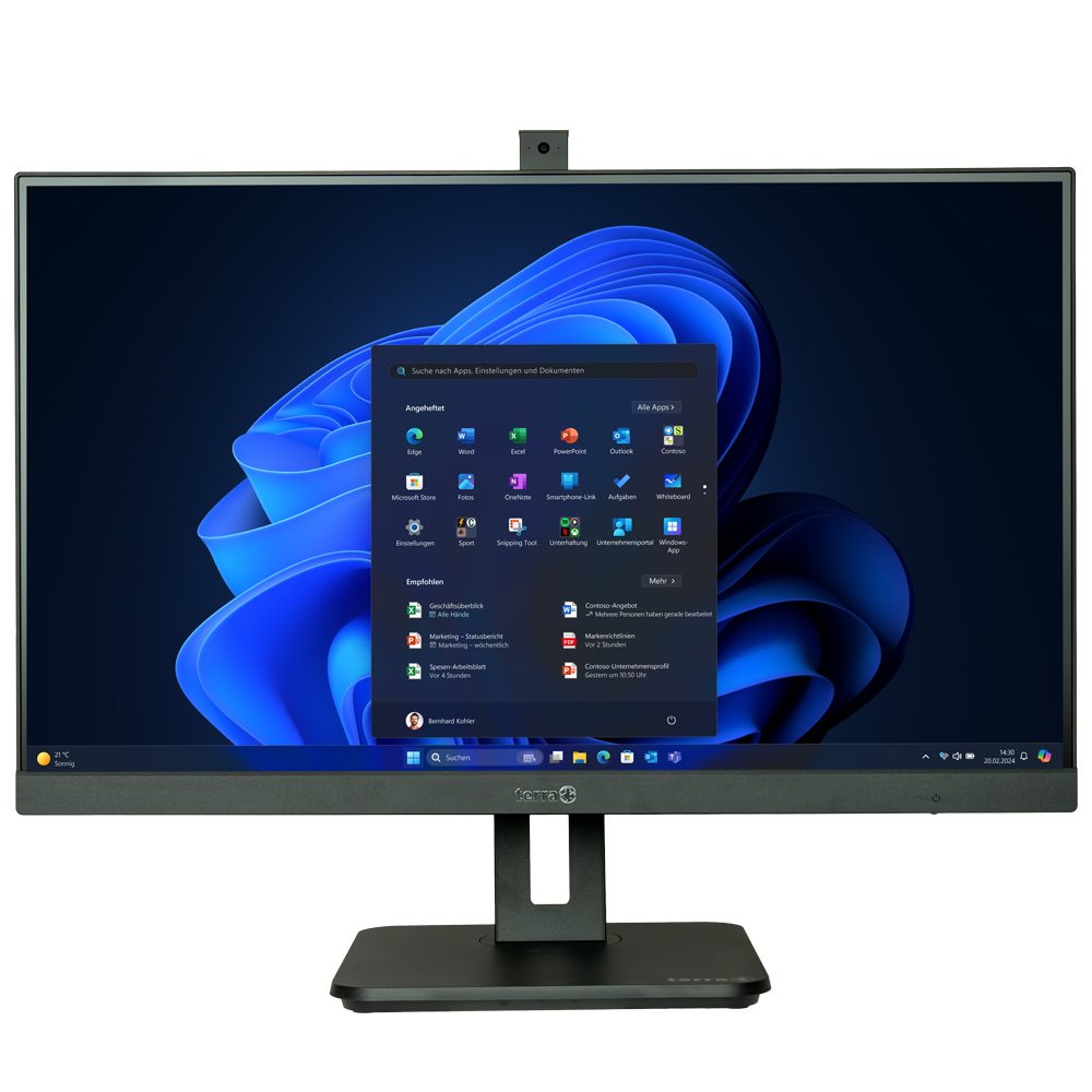 TERRA 2710HA - GREENLINE - All-in-One (Komplettlösung) - Core i5 12400 / 2.5 GHz - RAM 16 GB - SSD 1
