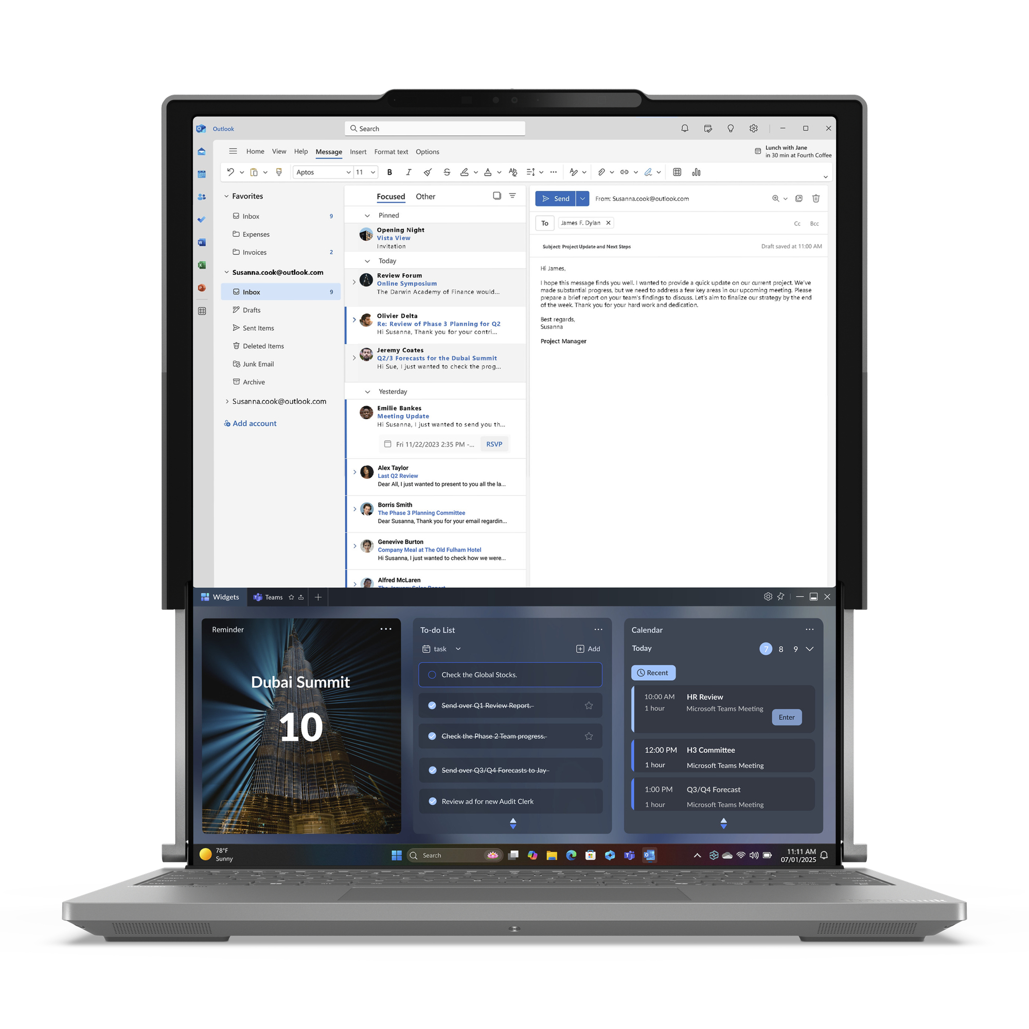 Lenovo ThinkBook Plus G6 Rollable - 14" bis 16,7", Core Ultra 7 258V, 32GB, 1TB SSD, Win11 Pro