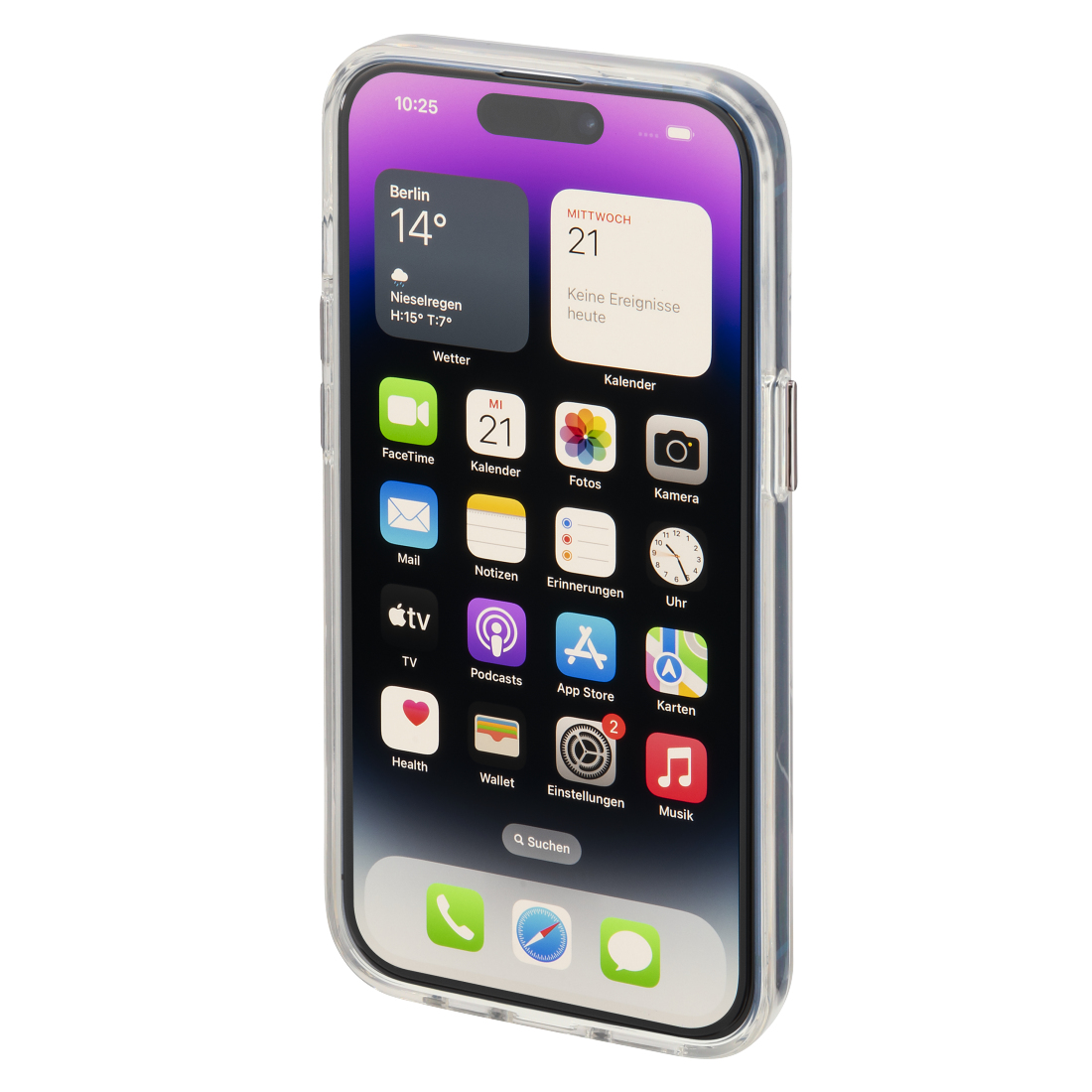 Hama 00215533, Cover, Apple, iPhone 14 Pro, 15,5 cm (6.1 Zoll), Transparent