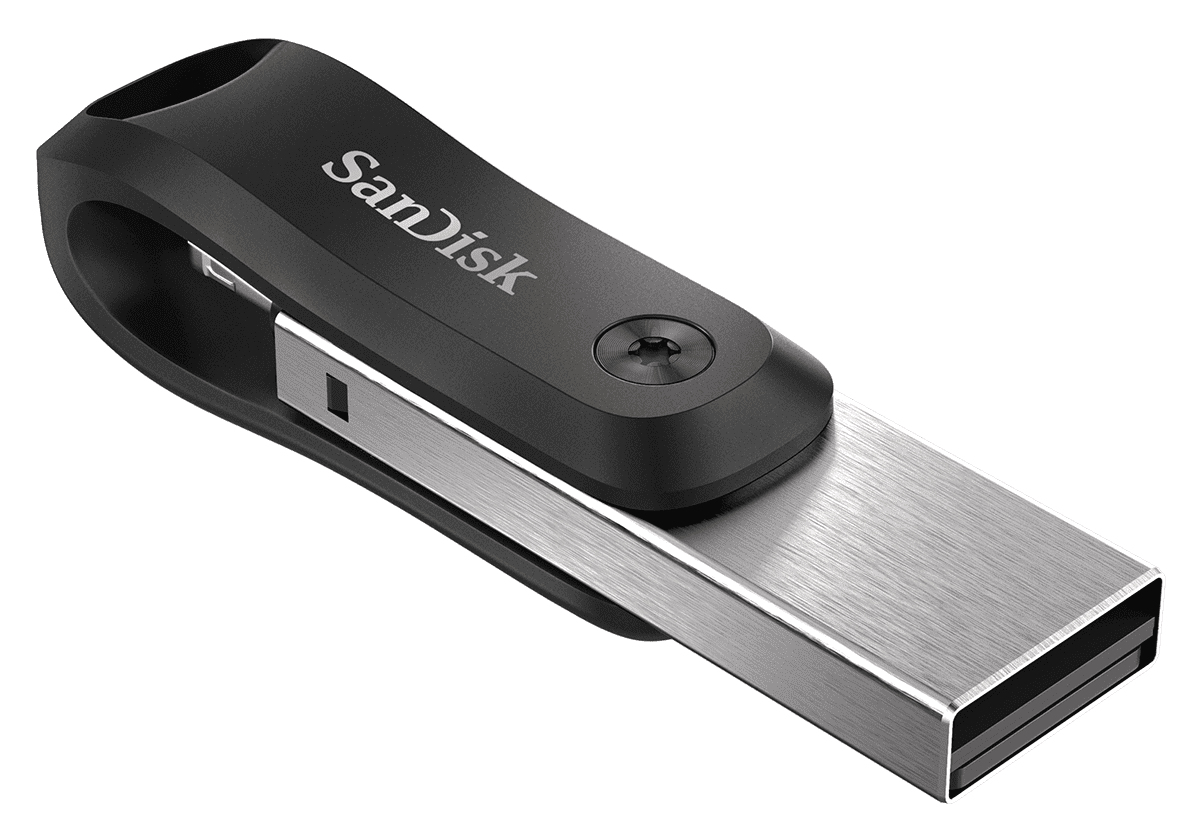 SanDisk iXpand Go - USB-Flash-Laufwerk - 64 GB - USB 3.0 / Lightning - für Apple iPad/iPhone (Lightn