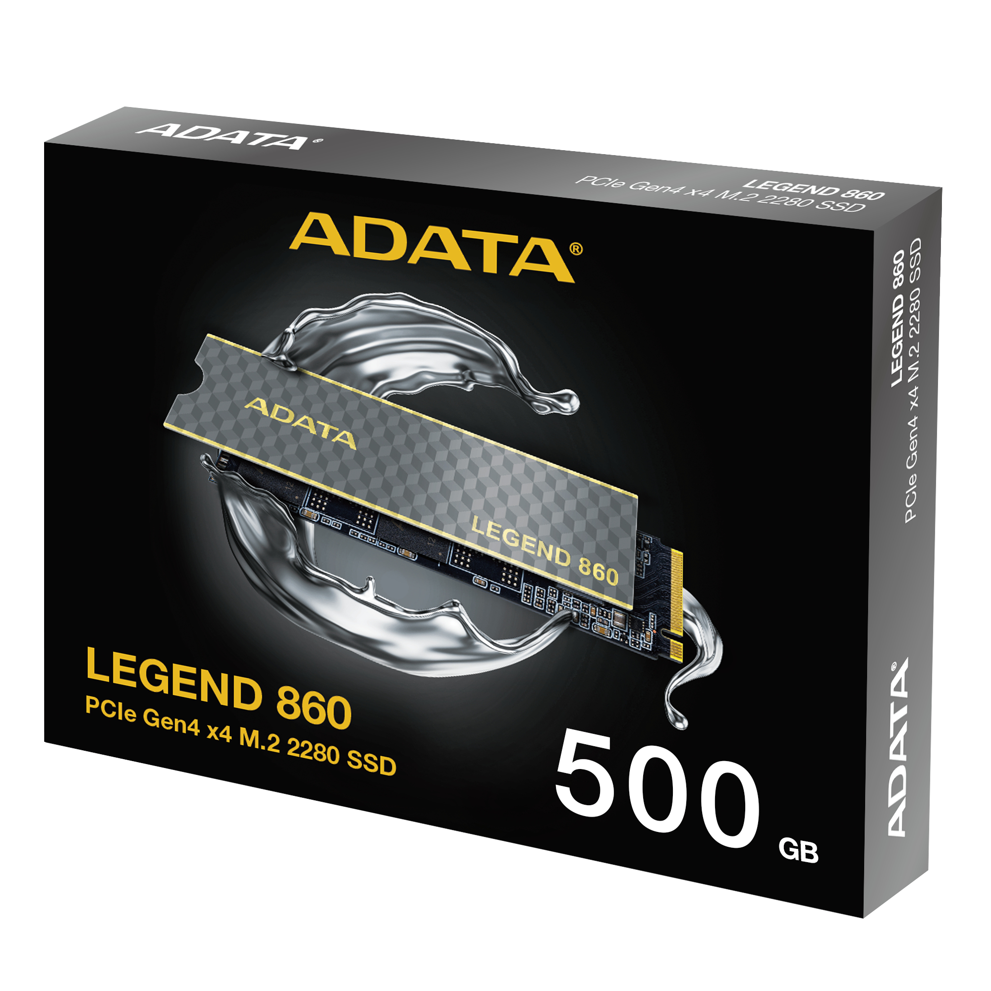 ADATA Legend 860 - SSD - 500 GB - intern - M.2 2280 - PCIe 4.0 x4 (NVMe)