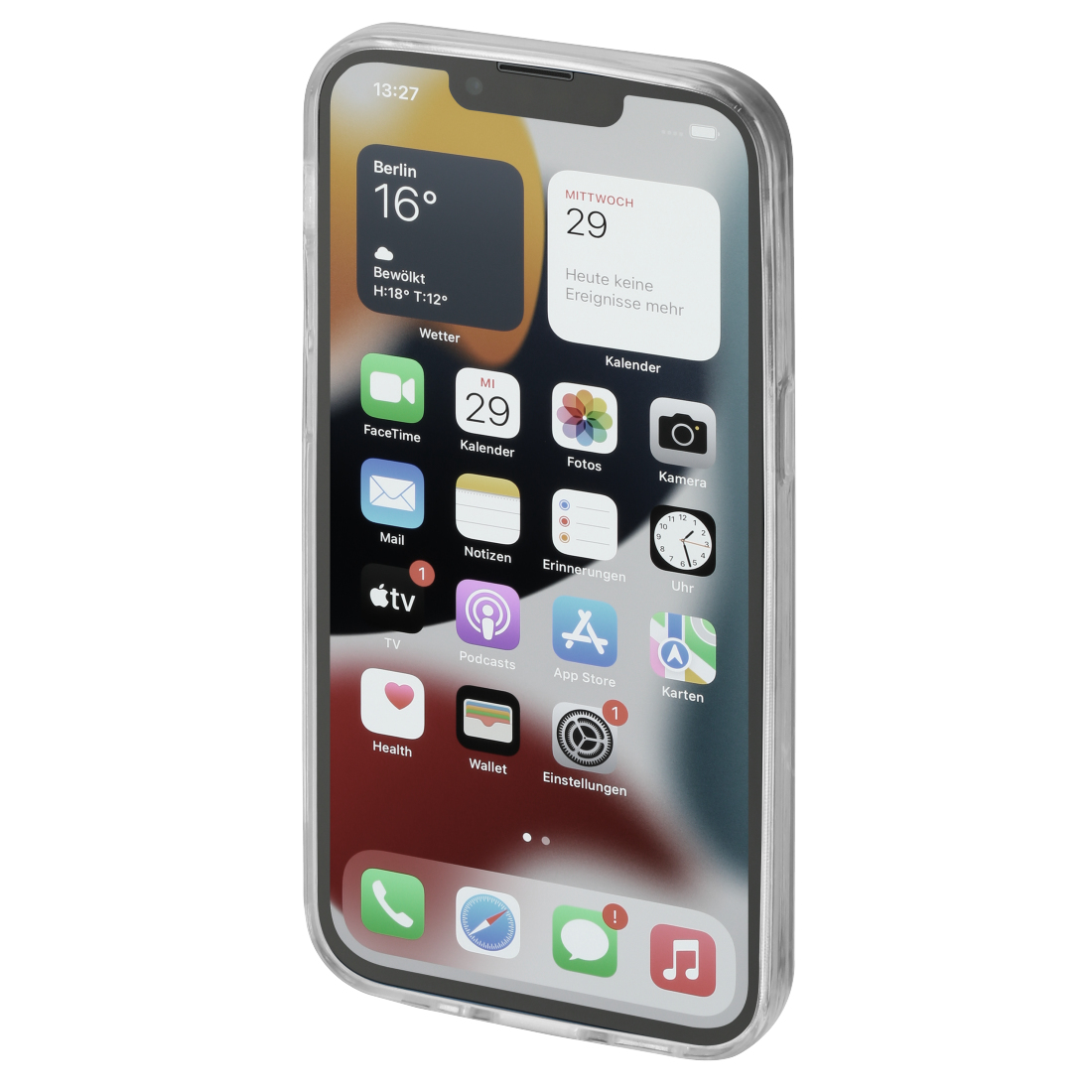 Hama Crystal Clear, Cover, Apple, iPhone 14 Plus, 17 cm (6.7 Zoll), Transparent