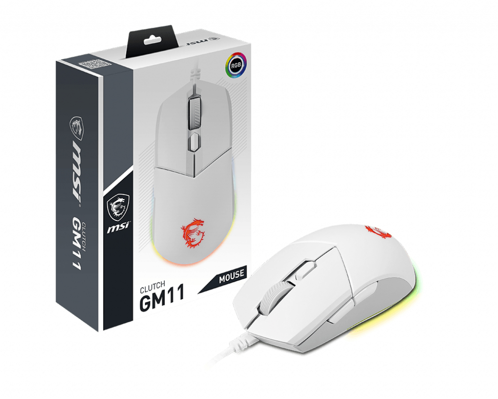 MSI Clutch GM11 - Maus - rechts- und linkshändig