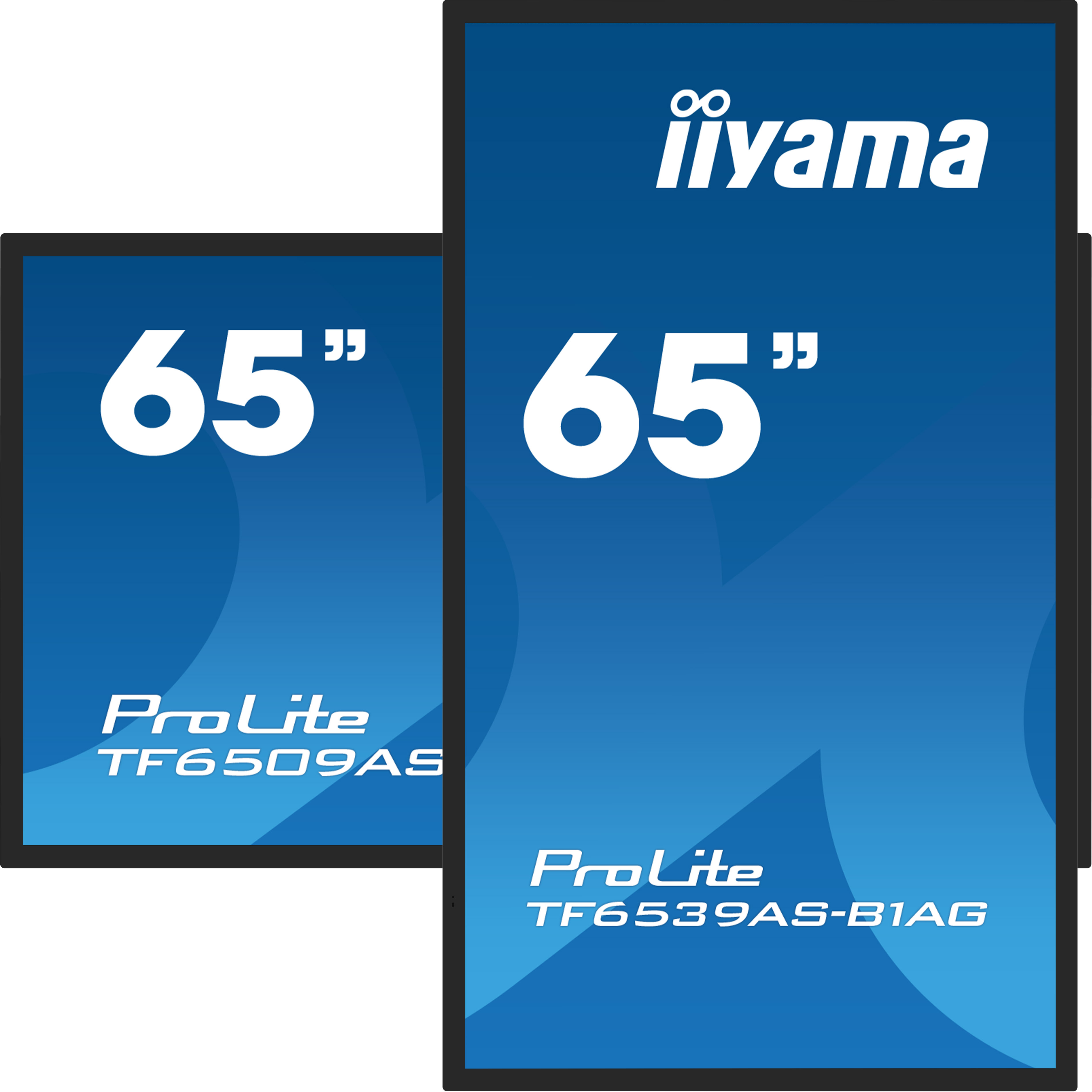 Iiyama TF6539AS-B1AG, Digital Signage Flachbildschirm, 163,8 cm (64.5"), LED, 3840 x 2160 Pixel, 24/