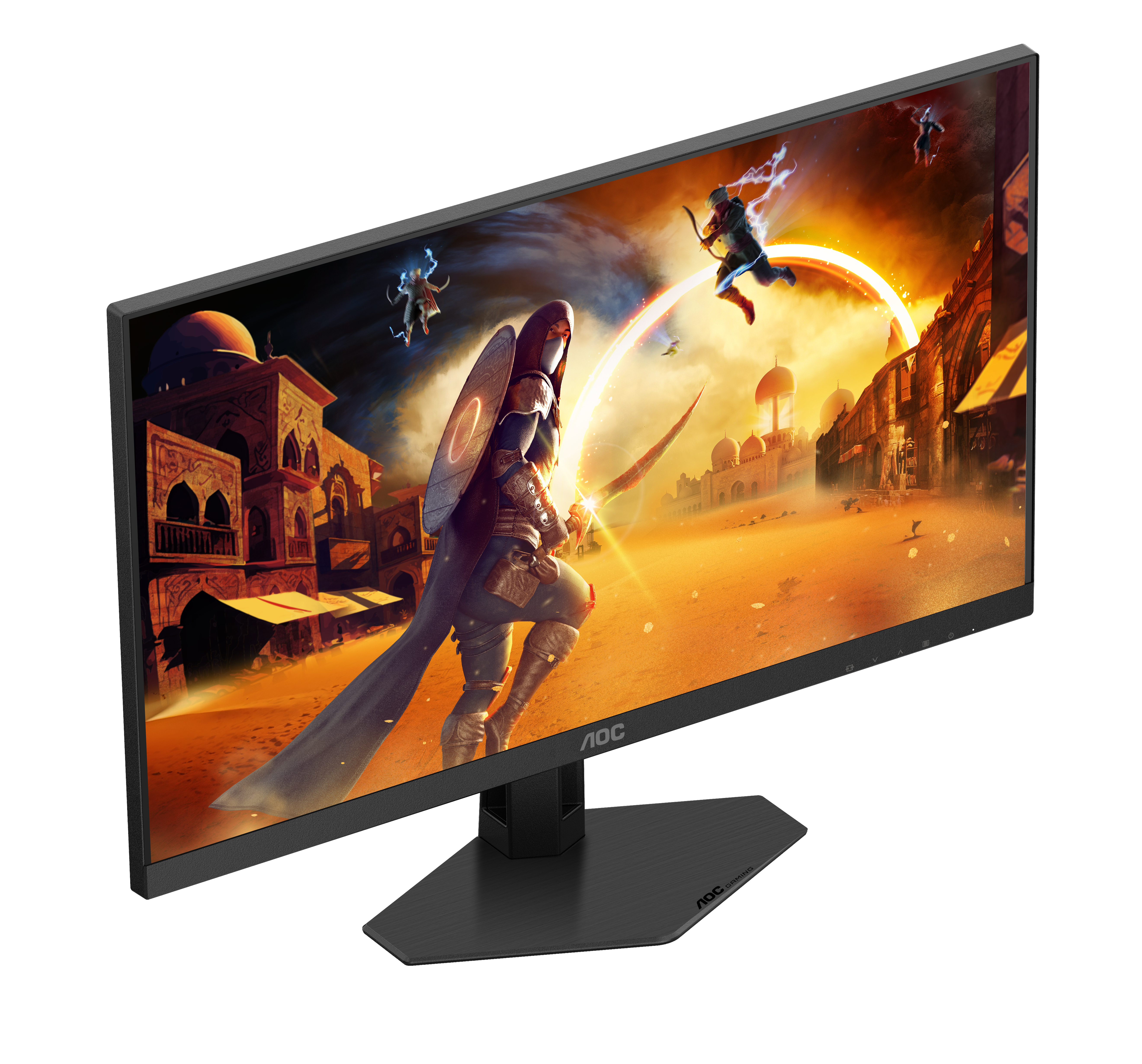 AOC G4 24G4HRE, 60,5 cm (23.8"), 1920 x 1080 Pixel, Full HD, LED, 1 ms, Schwarz, Rot