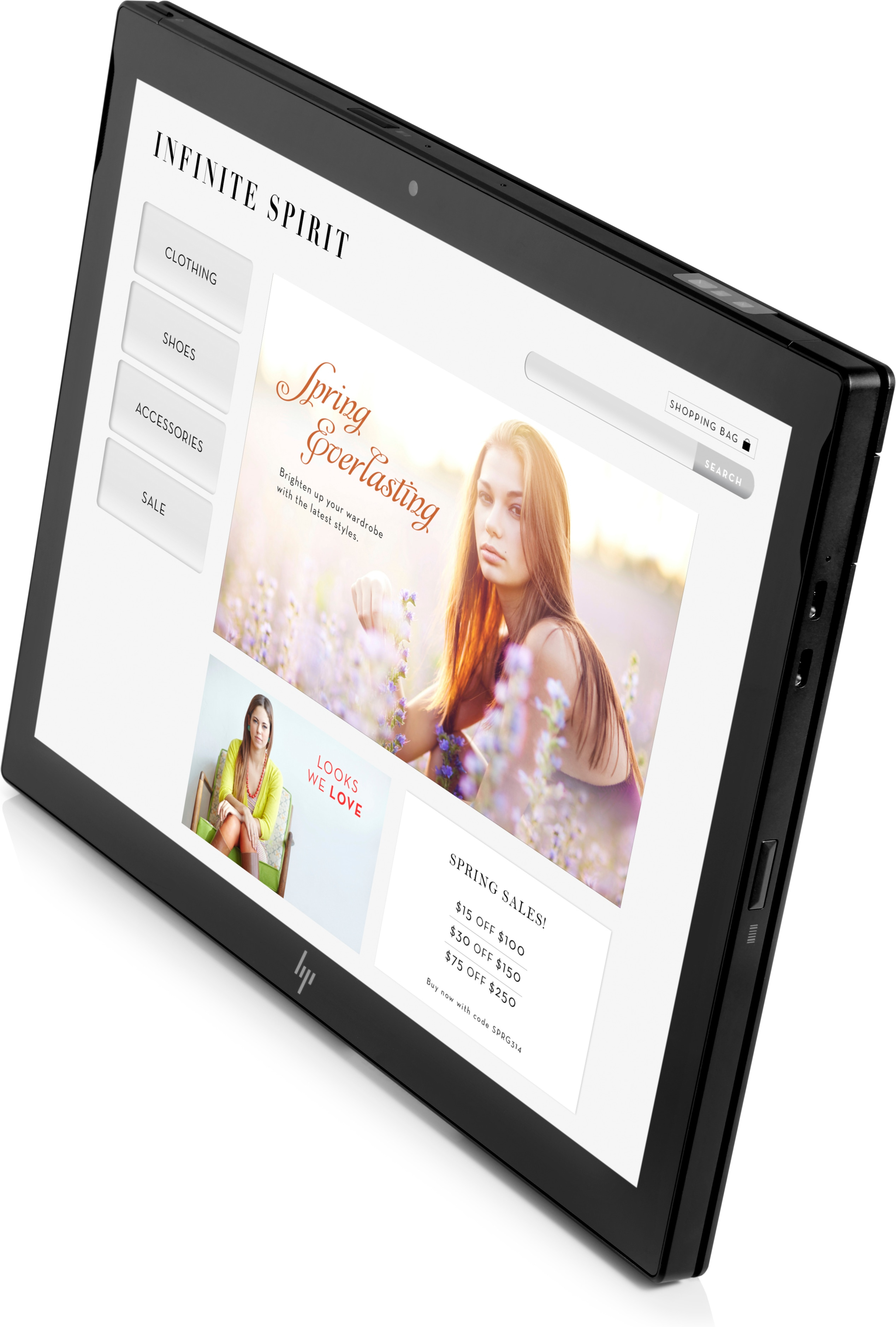 HP Engage Go Mobile - Tablet - Intel Core m3 7Y30 / 1 GHz - Win 10 Pro 64-Bit - HD Graphics 615 - 4 