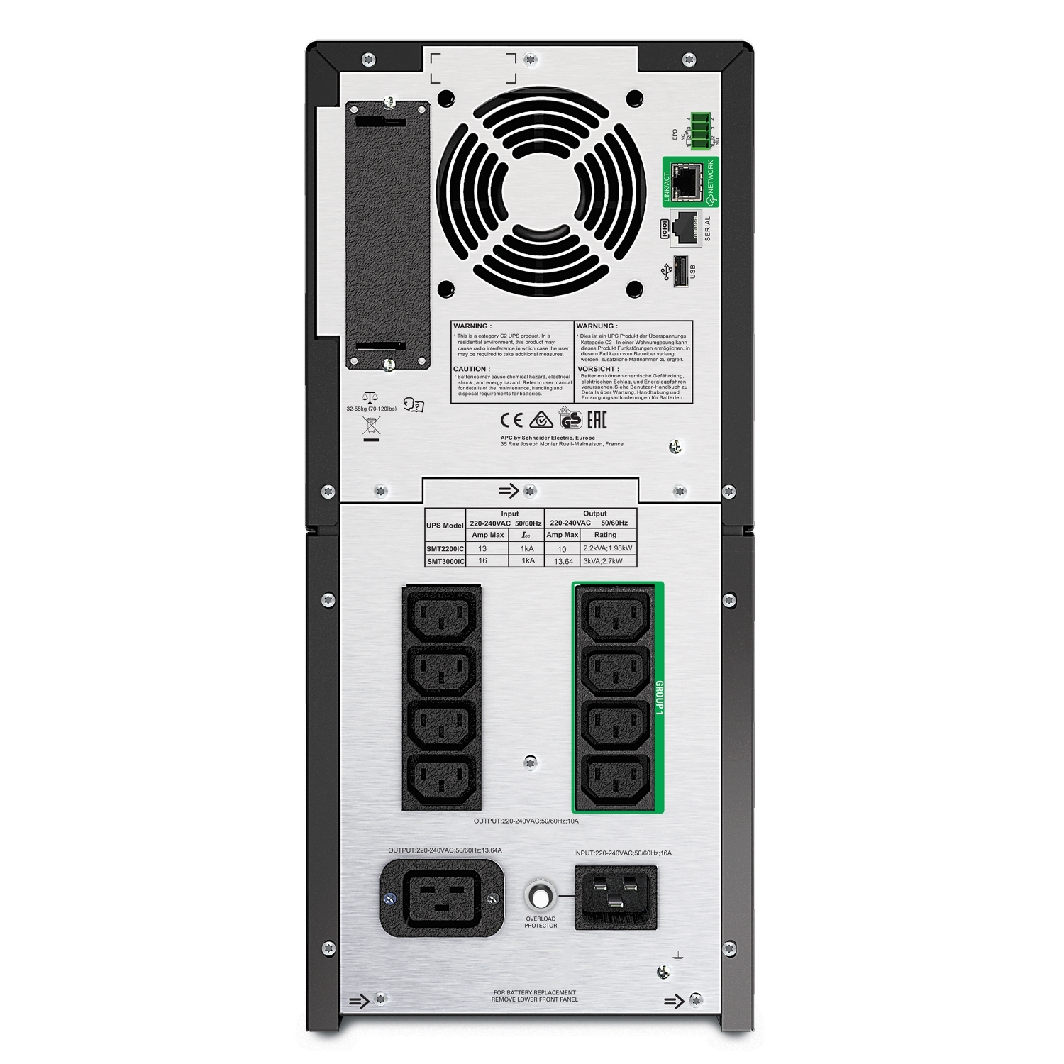 APC Smart-UPS SMT3000IC - USV - Wechselstrom