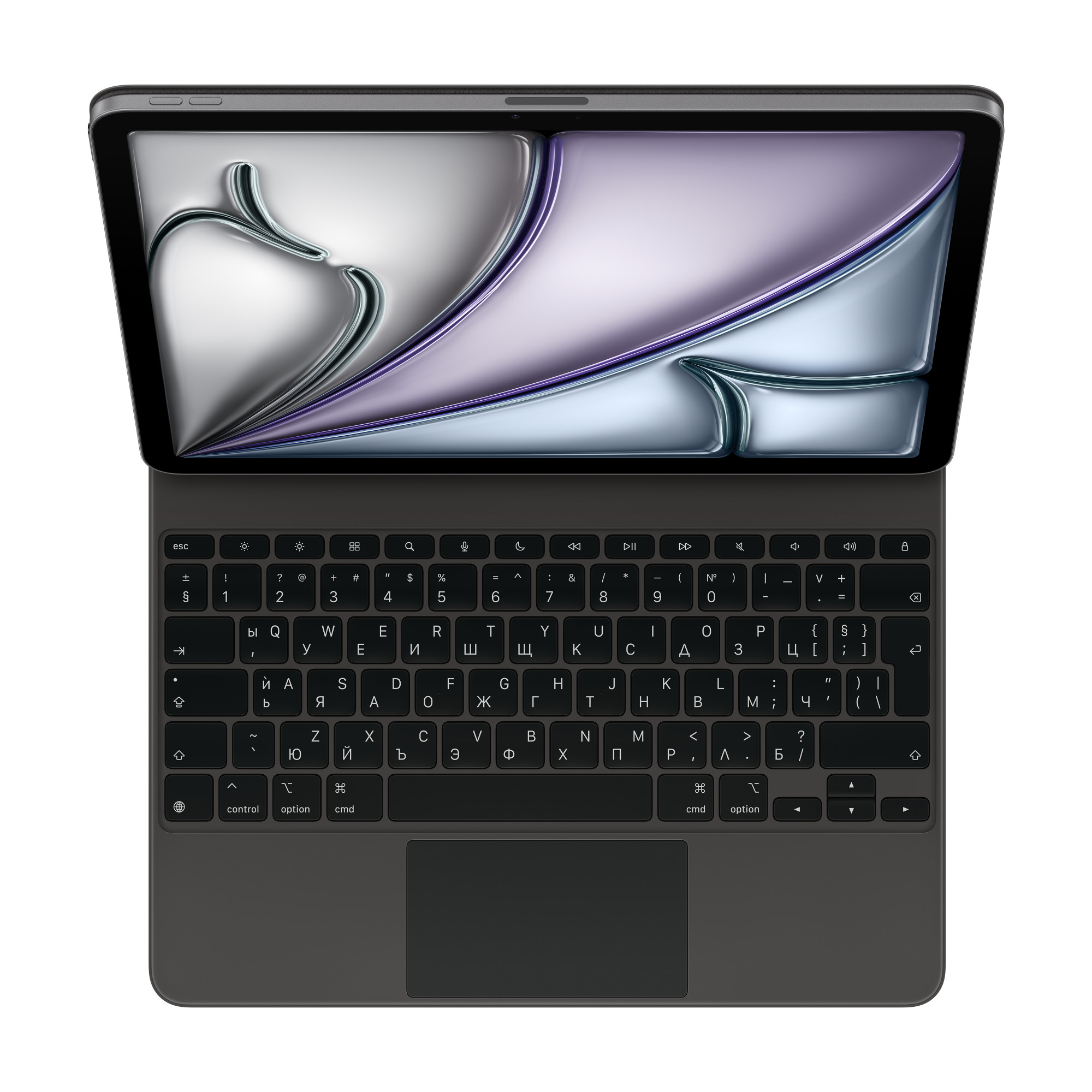 Apple Magic Keyboard, QWERTY, Russisch, Trackpad, Scherenschalter, 1 mm, Apple