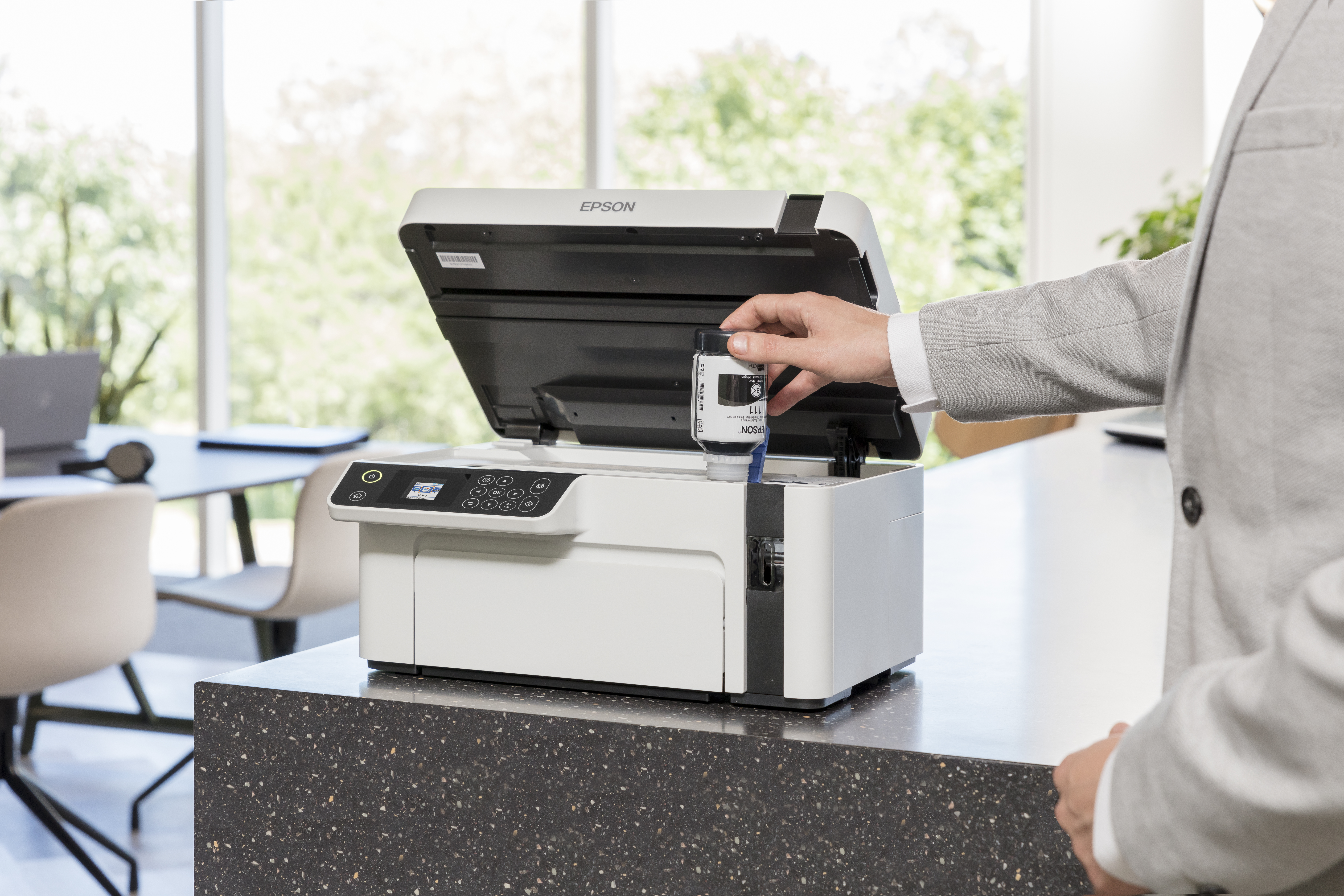 Epson EcoTank ET-M2120 - Multifunktionsdrucker - s/w - Tintenstrahl - A4/Legal (Medien)