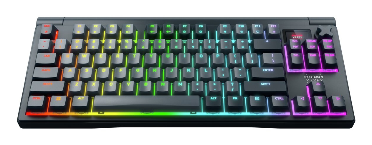 Cherry XTRFY MX 8.3 - Tastatur - 80% - TKL - mit Display