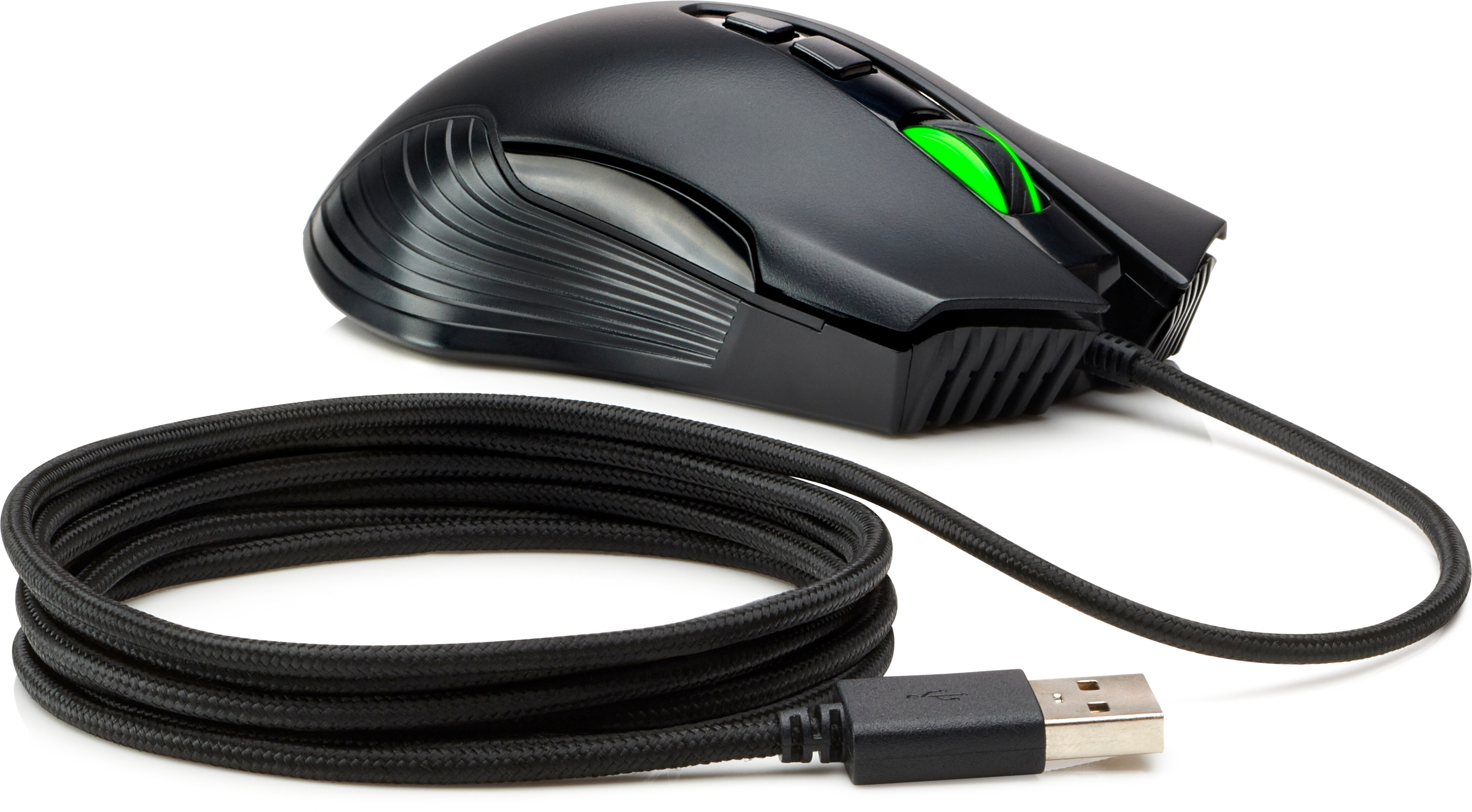 HP X220 Gaming-Maus mit Beleuchtung schwarz - Maus - 3.600 dpi