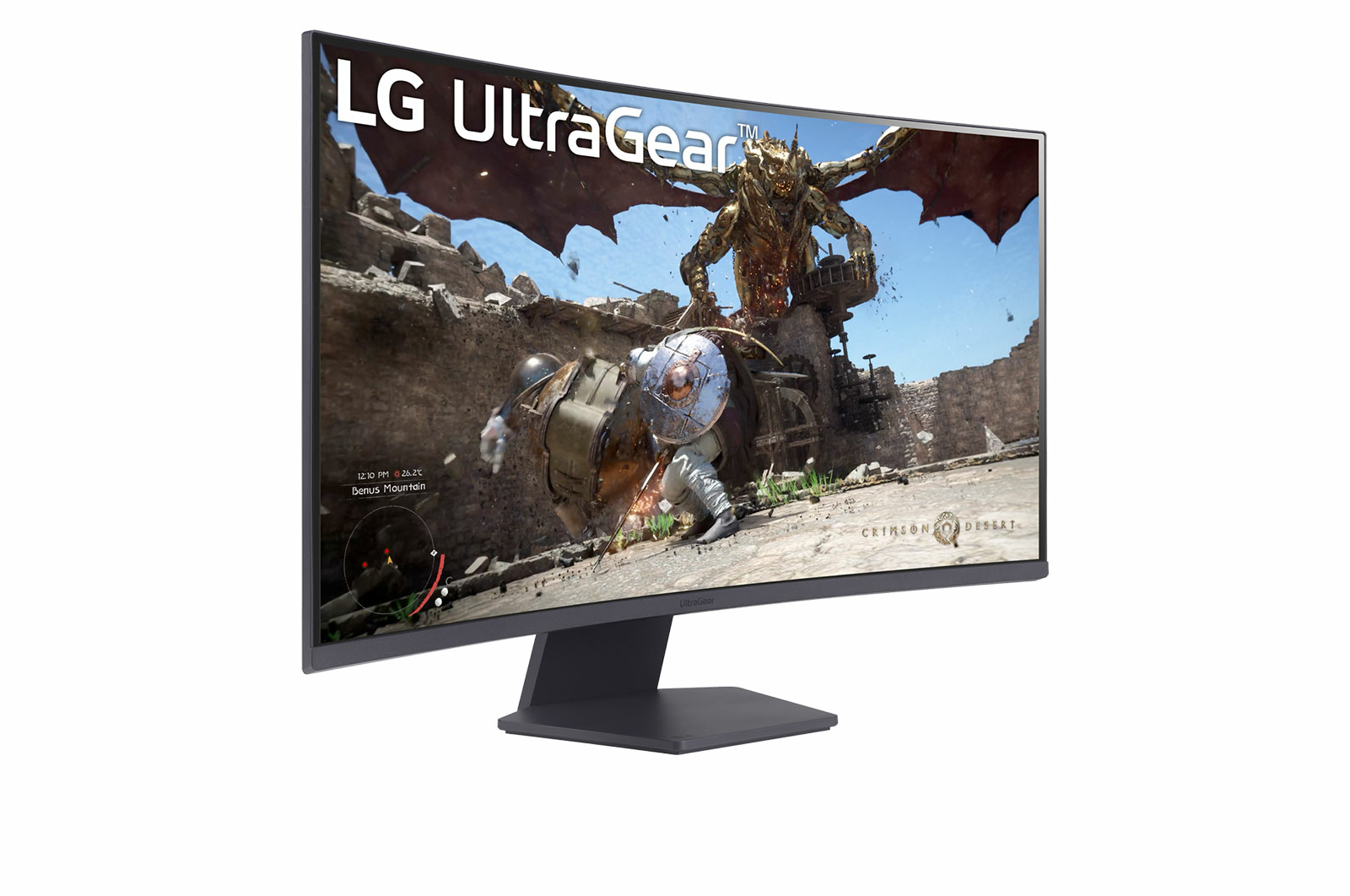 LG UltraGear 32GS60QC-B - LED-Monitor - Gaming - gebogen - 80 cm (32")