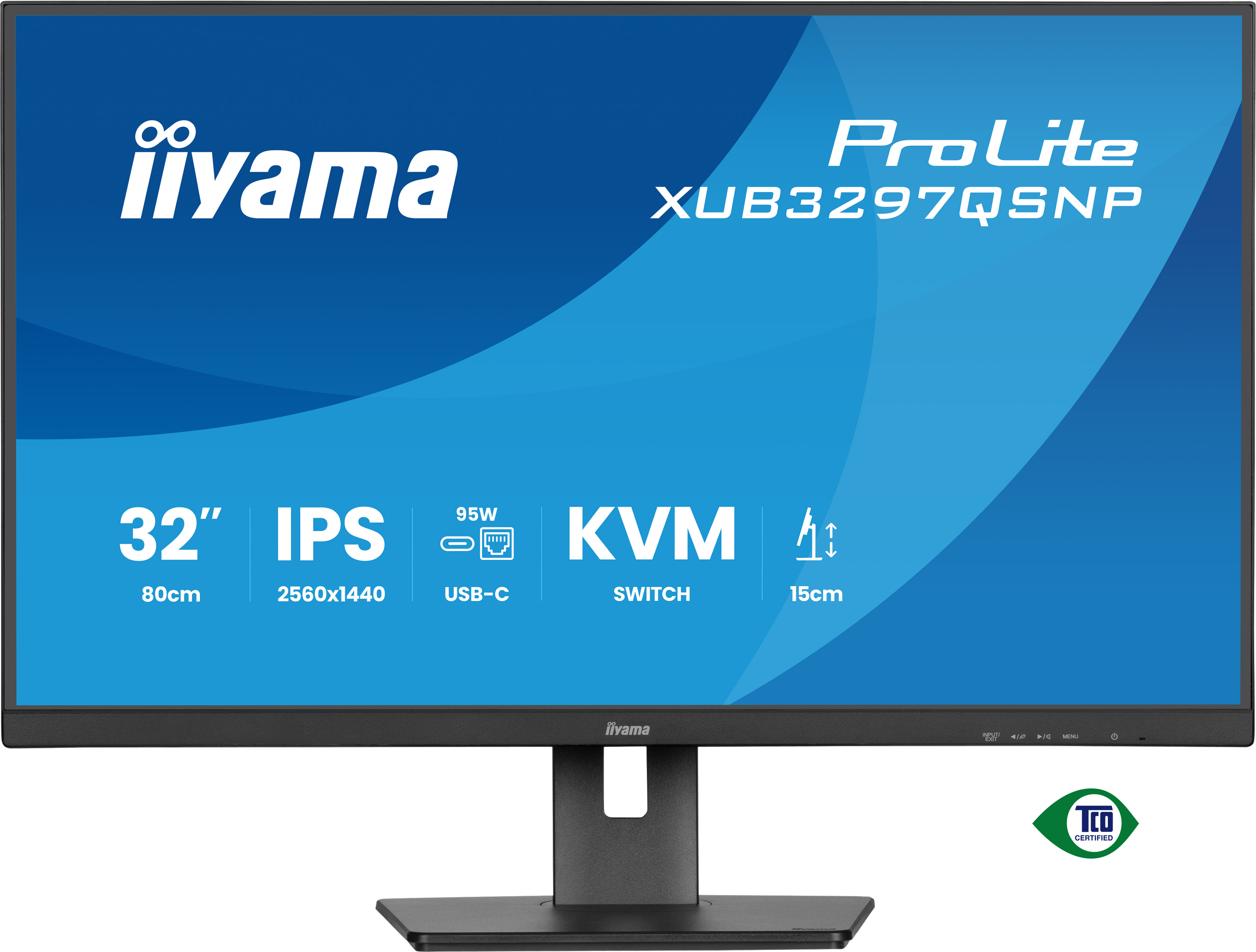 Iiyama ProLite XUB3297QSNP-B1 - LED-Monitor - 81.3 cm (32")