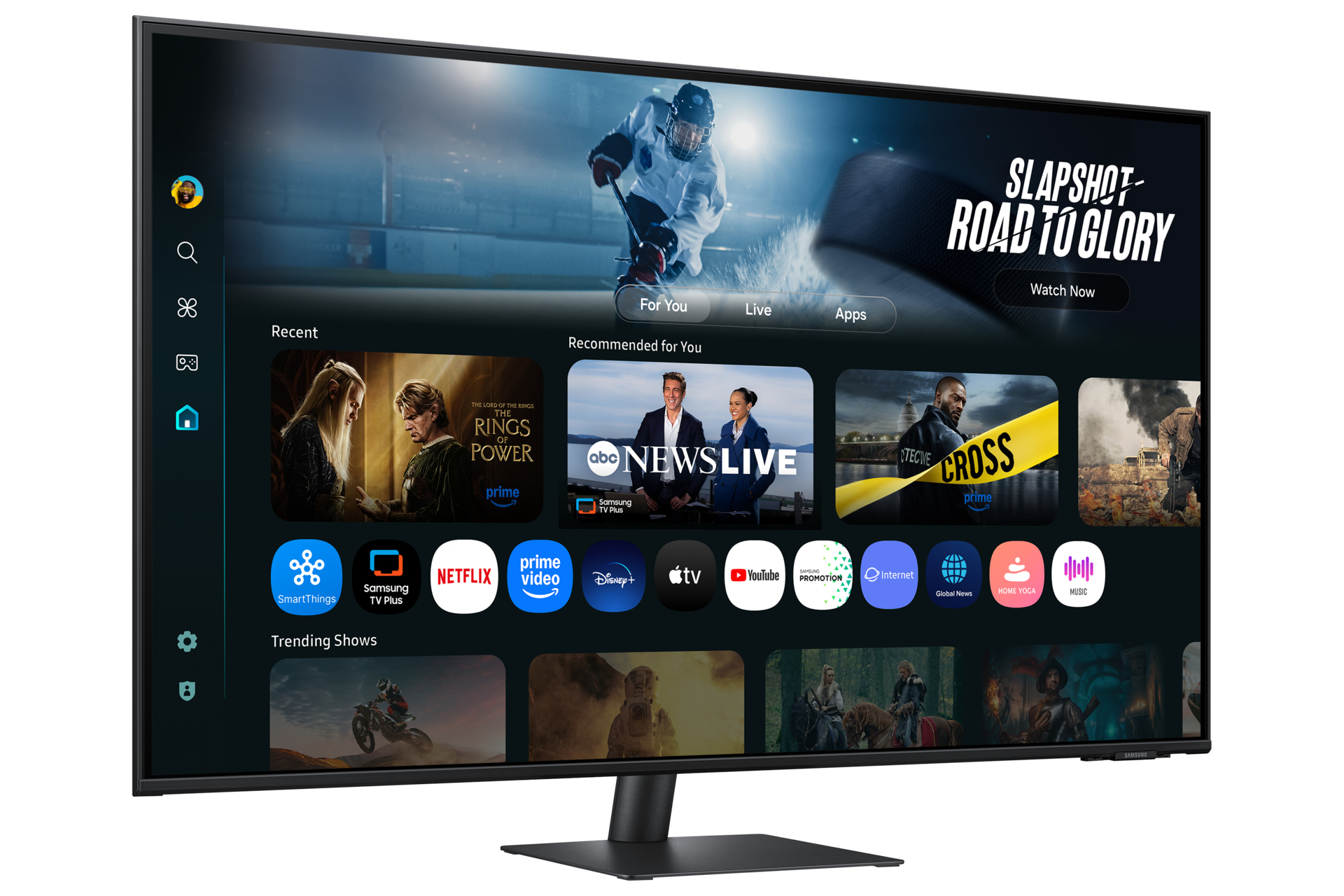 B-WARE - Samsung Smart M7 S43FM700UU Monitor 109.2cm (43") 4K UHD, VA, 4ms, HDMI, Displayport, USB