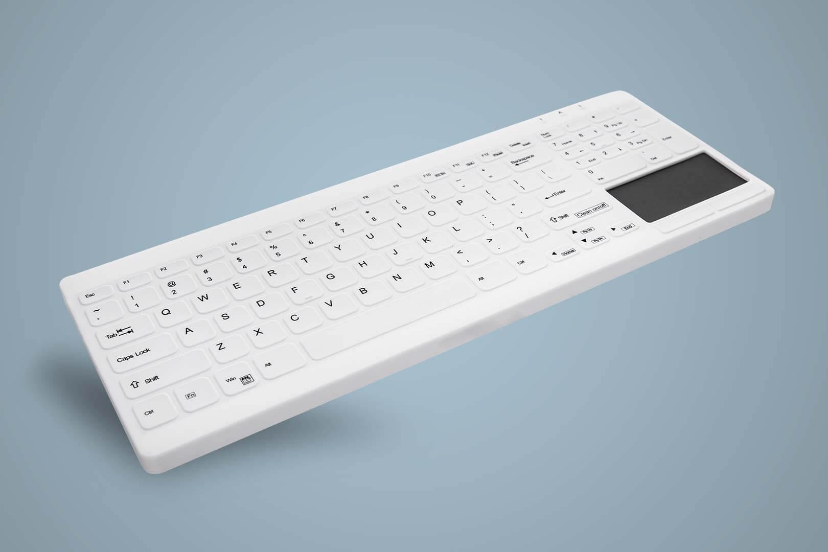 Cherry Active Key MedicalKey AK-C7412F - Tastatur - komplett versiegelt, IP68