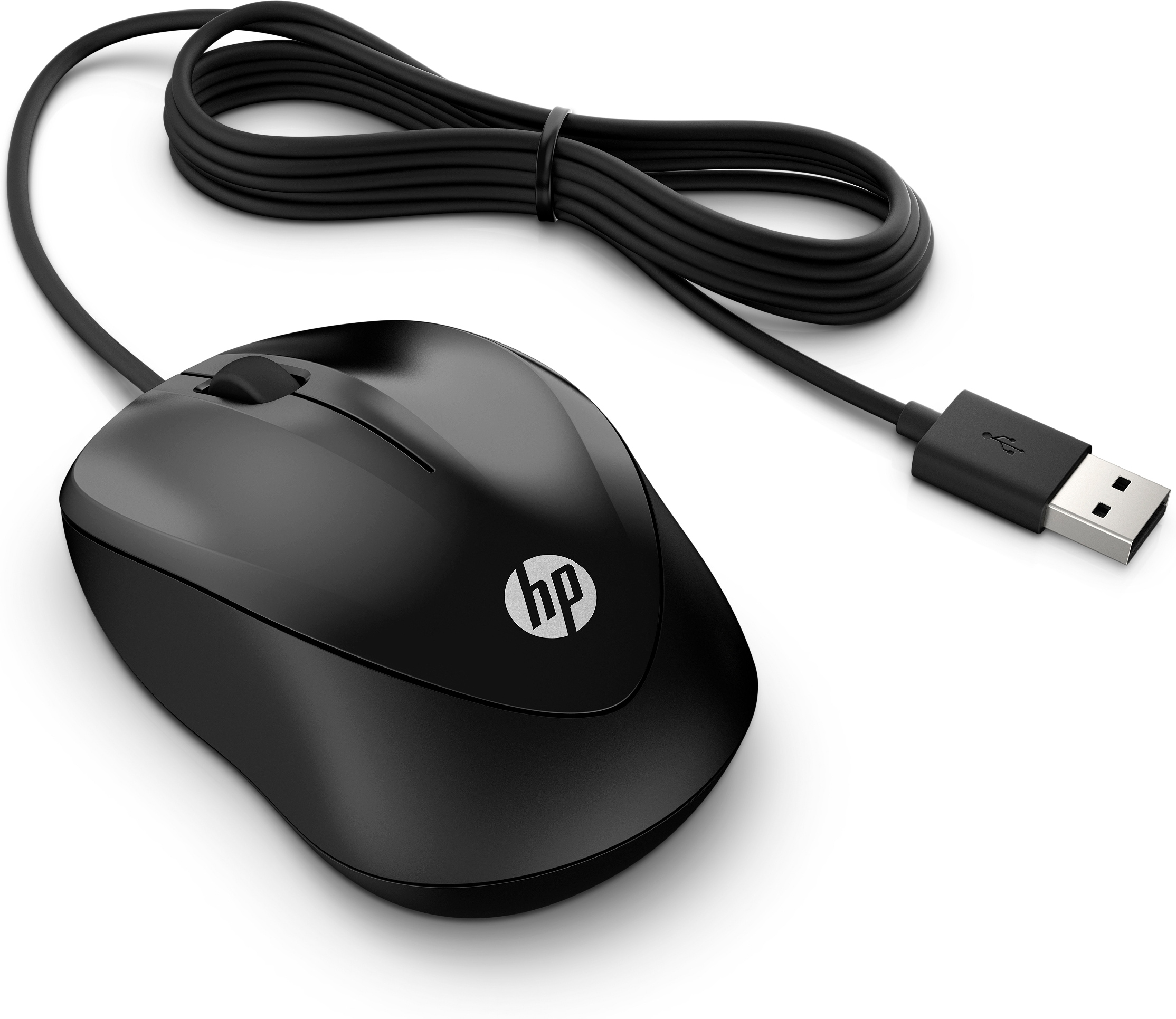 HP Wired Mouse 1000 - Maus - Maus - 1.200 dpi